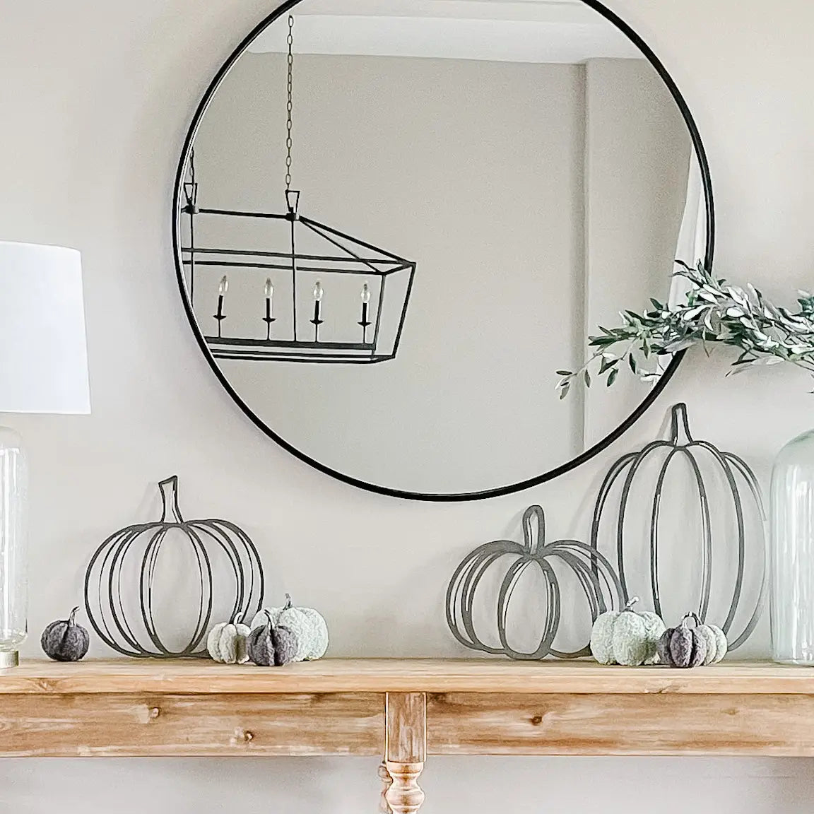 Kürbis-Patch-Wanddekoration aus Metall – 3 Größen