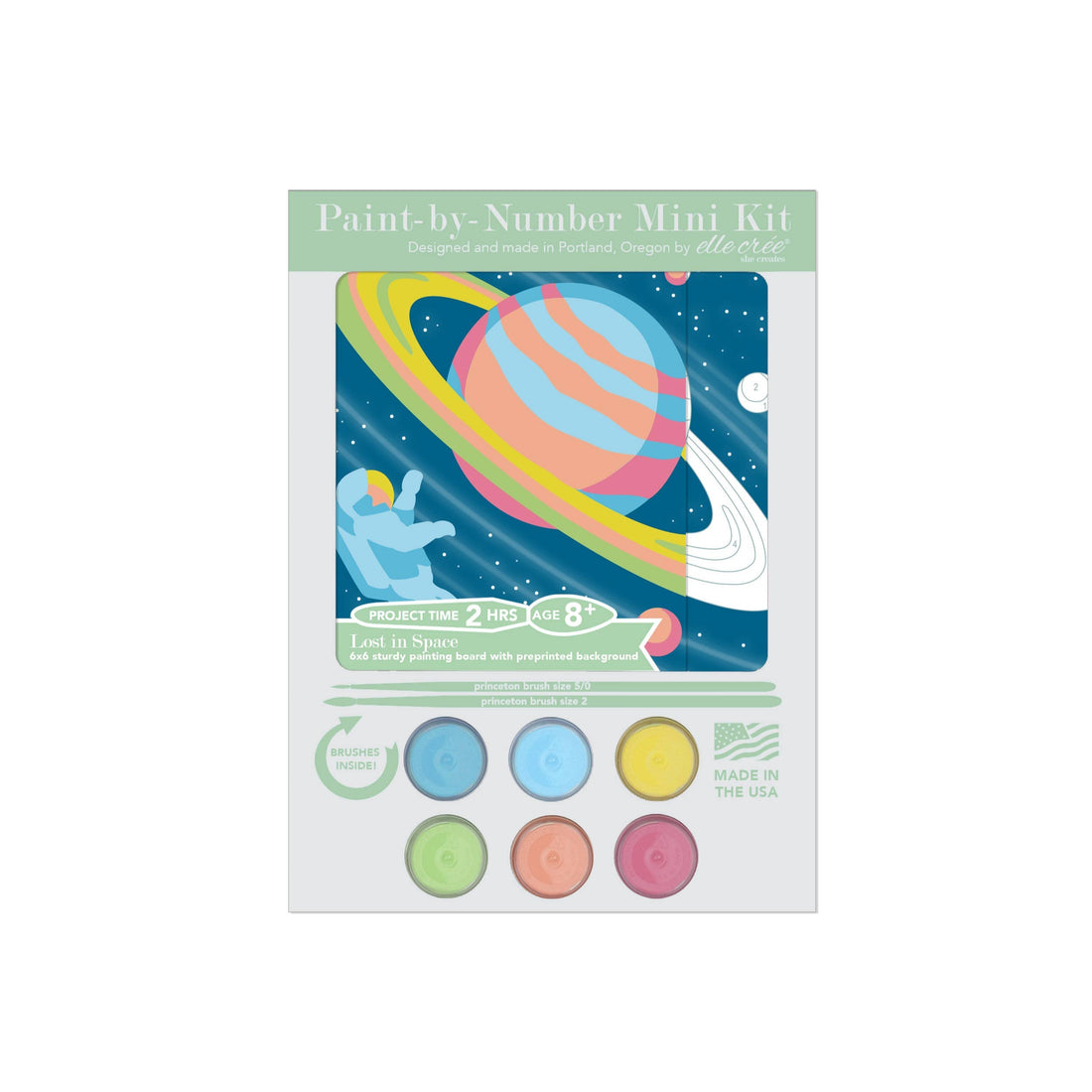 Lost in Space Mini Paint-by-Number Kit