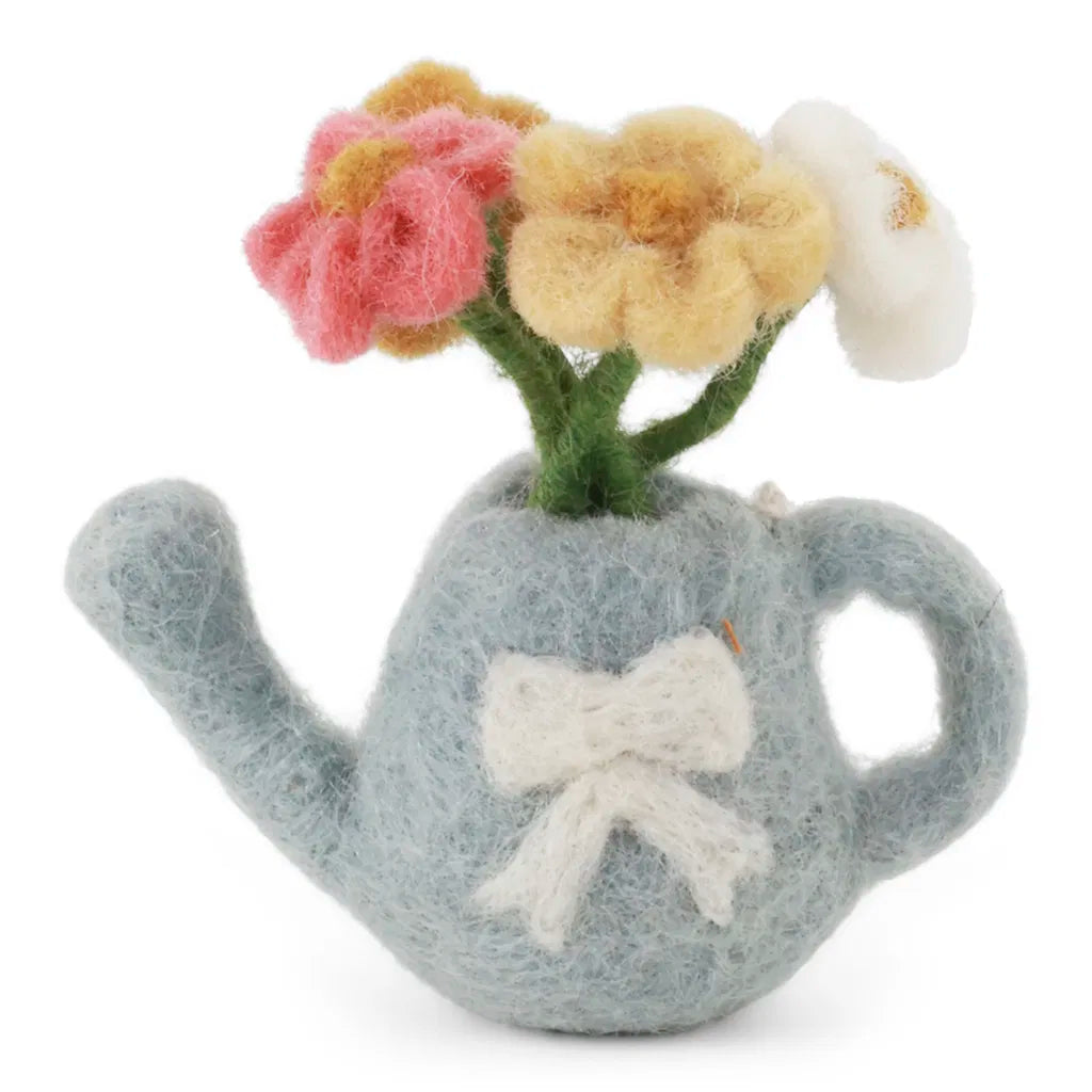Felt Watering Can w/ Flowers