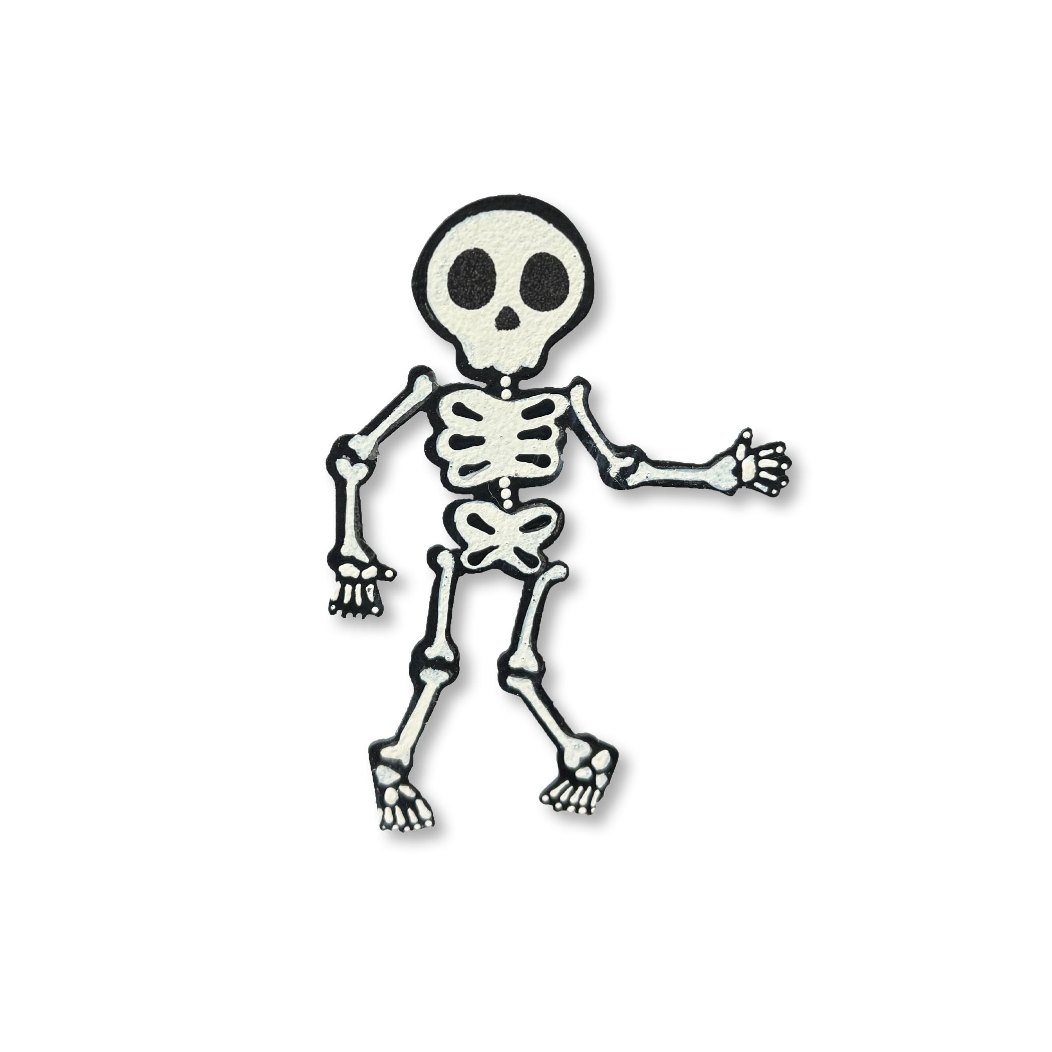 cute skeleton clipart black and white