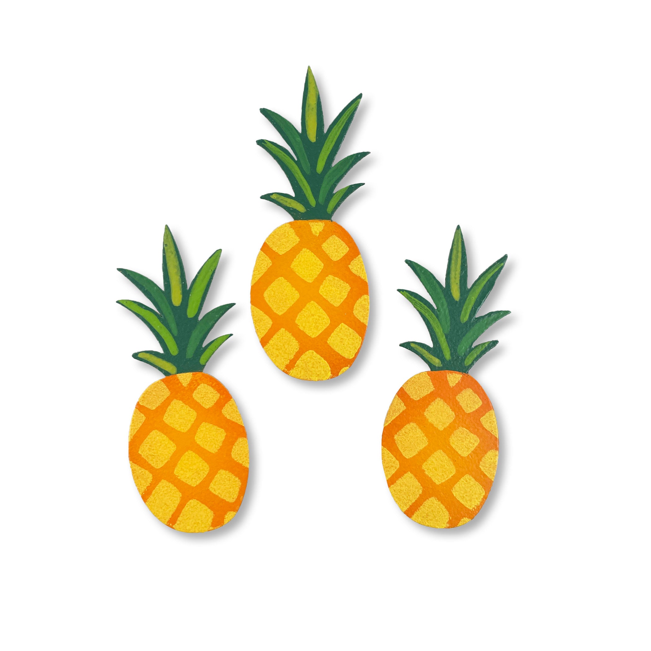Pineapple Magnets S/3