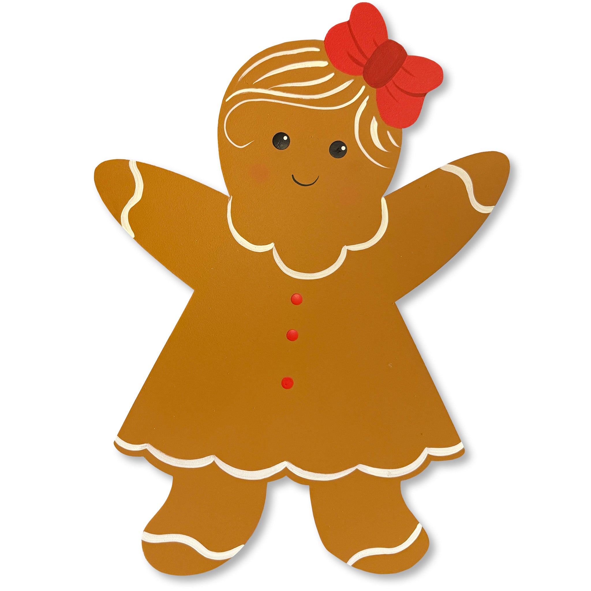 Gingerbread Woman Magnetic Wall Art