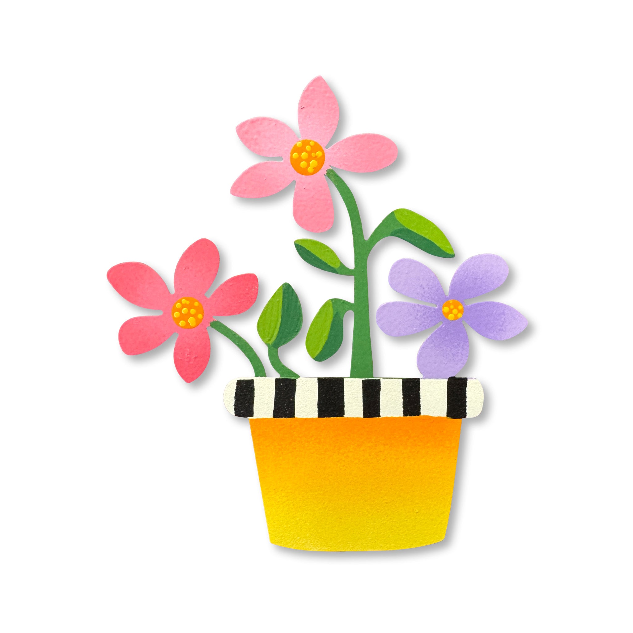 Flower Pot Magnet