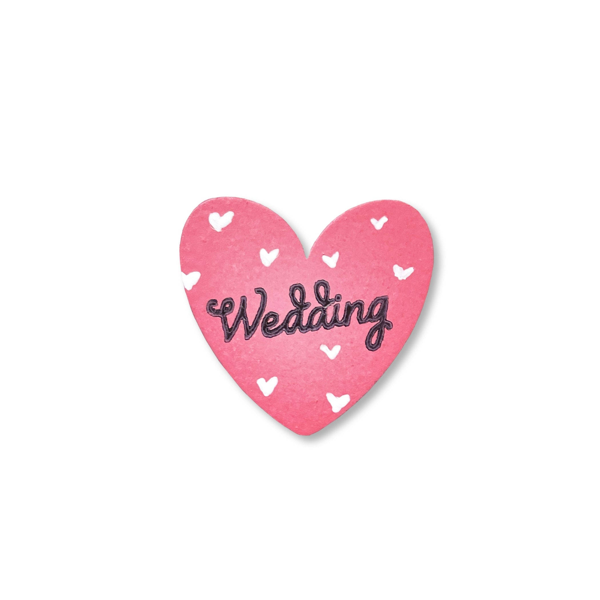 Wedding Heart Magnet