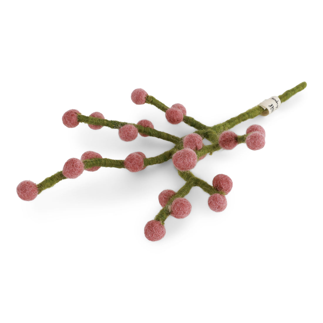 Felt Branch w/ Pink Berries