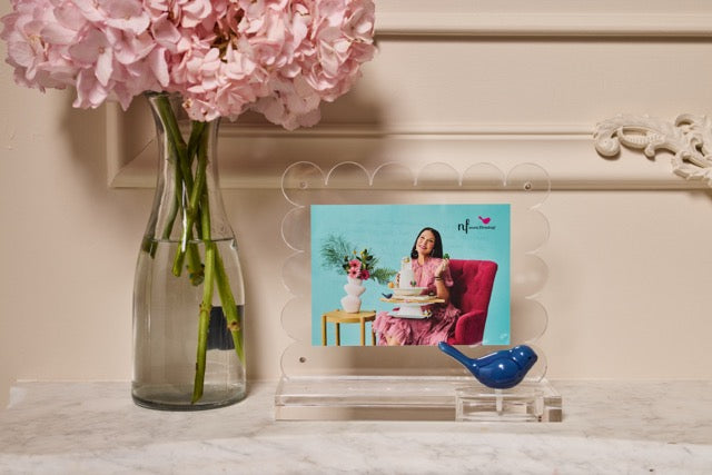 Clearly A-Nora-Ble: Scalloped Acrylic Frame