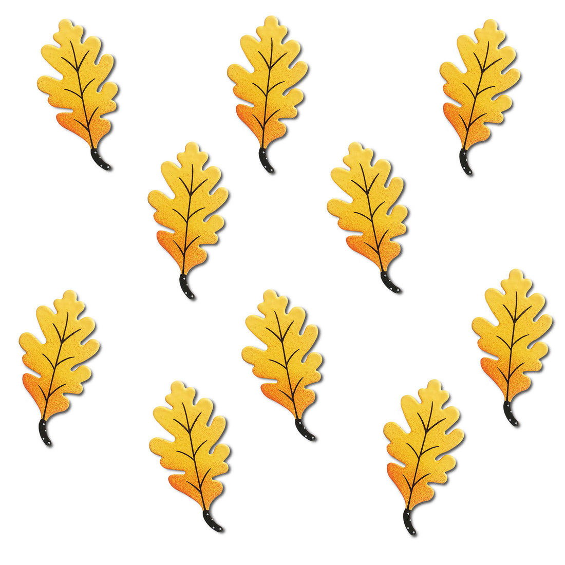 Eichenblatt-Magnet Gelb