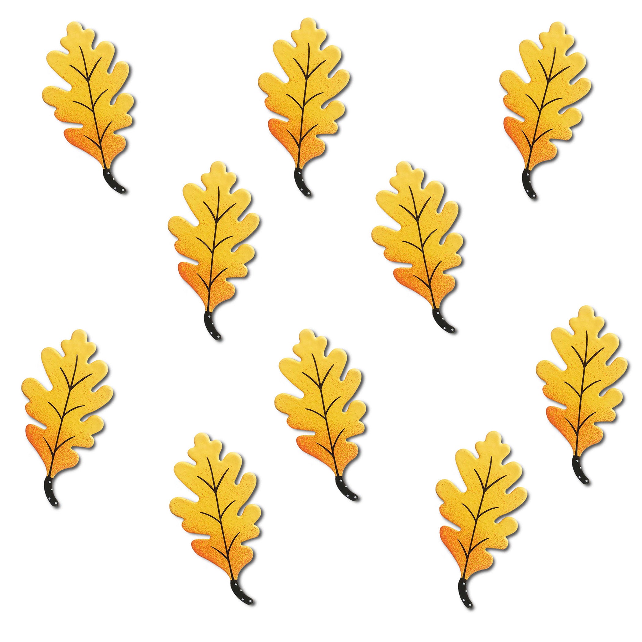 Eichenblatt-Magnet Gelb