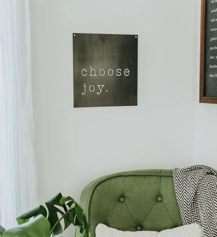 Choose Joy Square Wall Decor
