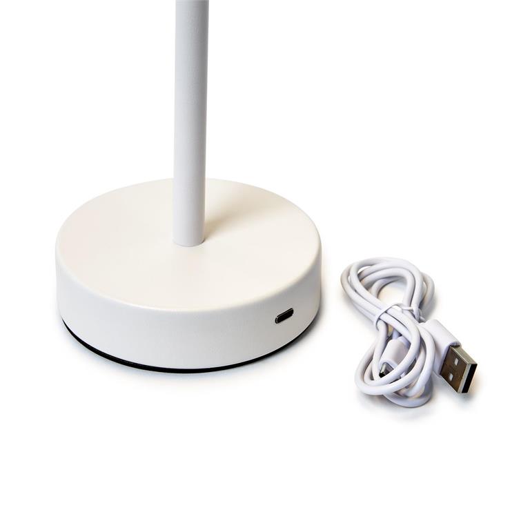 White LED Cordless Table Lamp