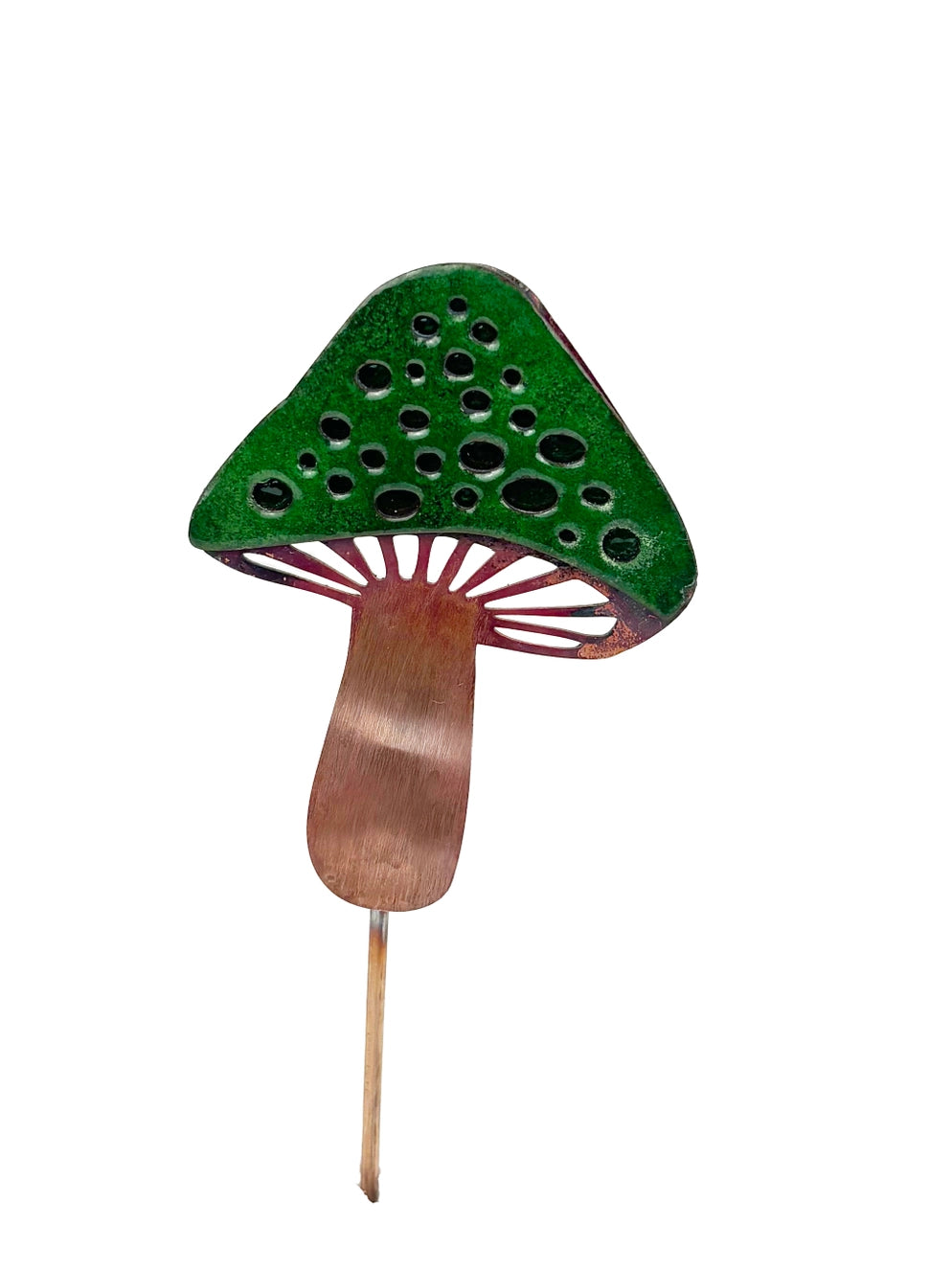 Mushroom Copper Pot Stake