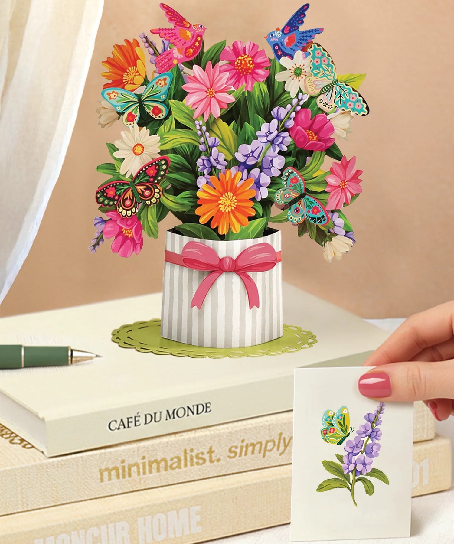 Mini Enchanted Garden Pop-Up Card