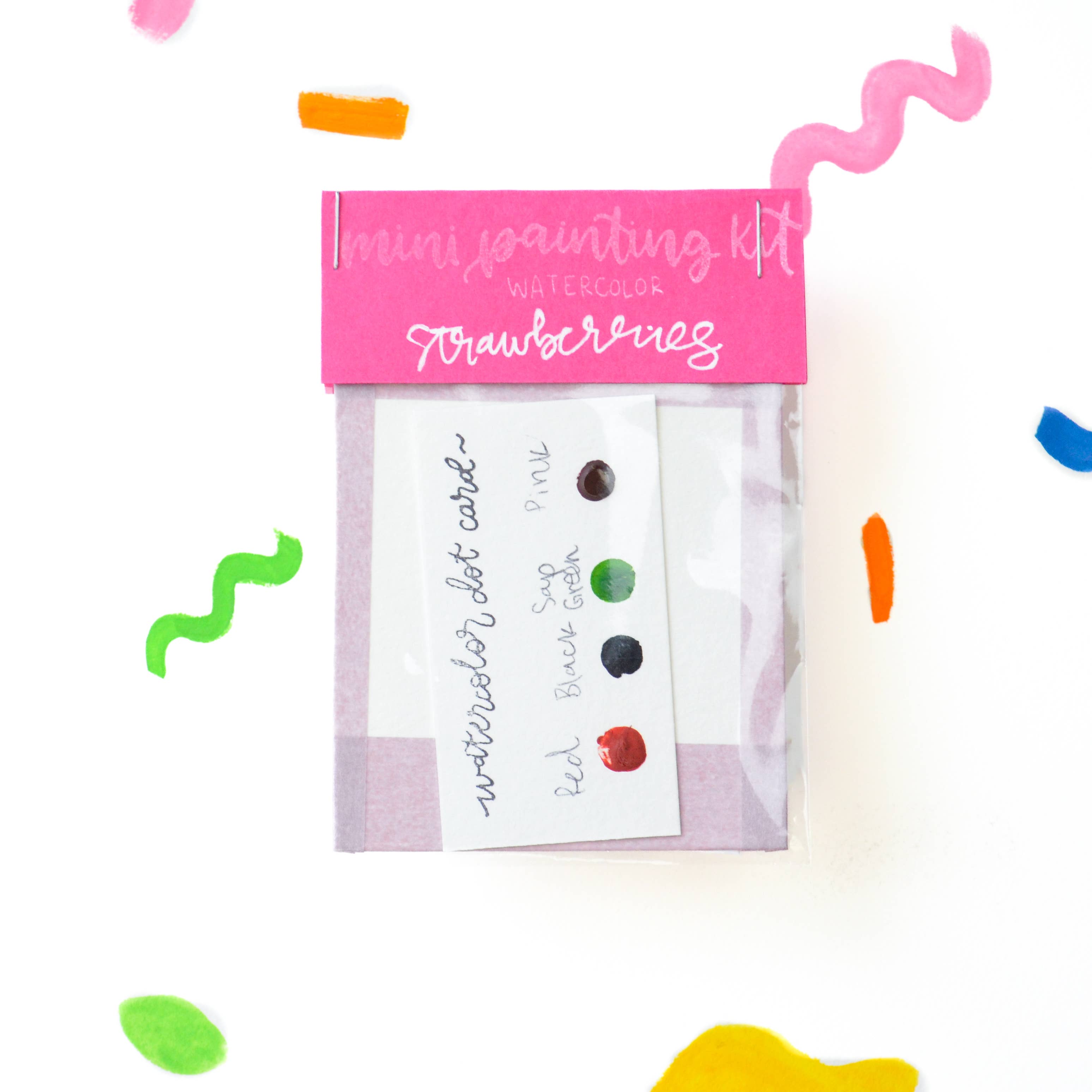 Mini Painting Kit- Strawberries