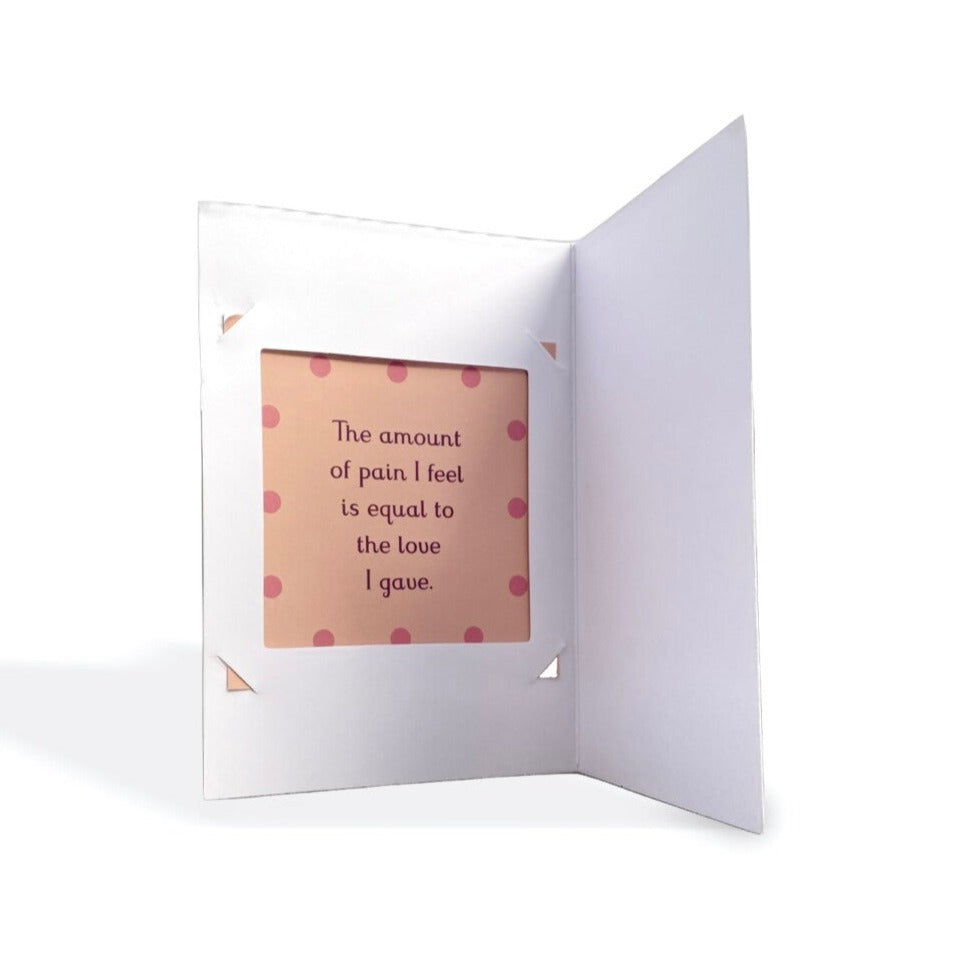 Cat Keepsake Sympathy Notecard