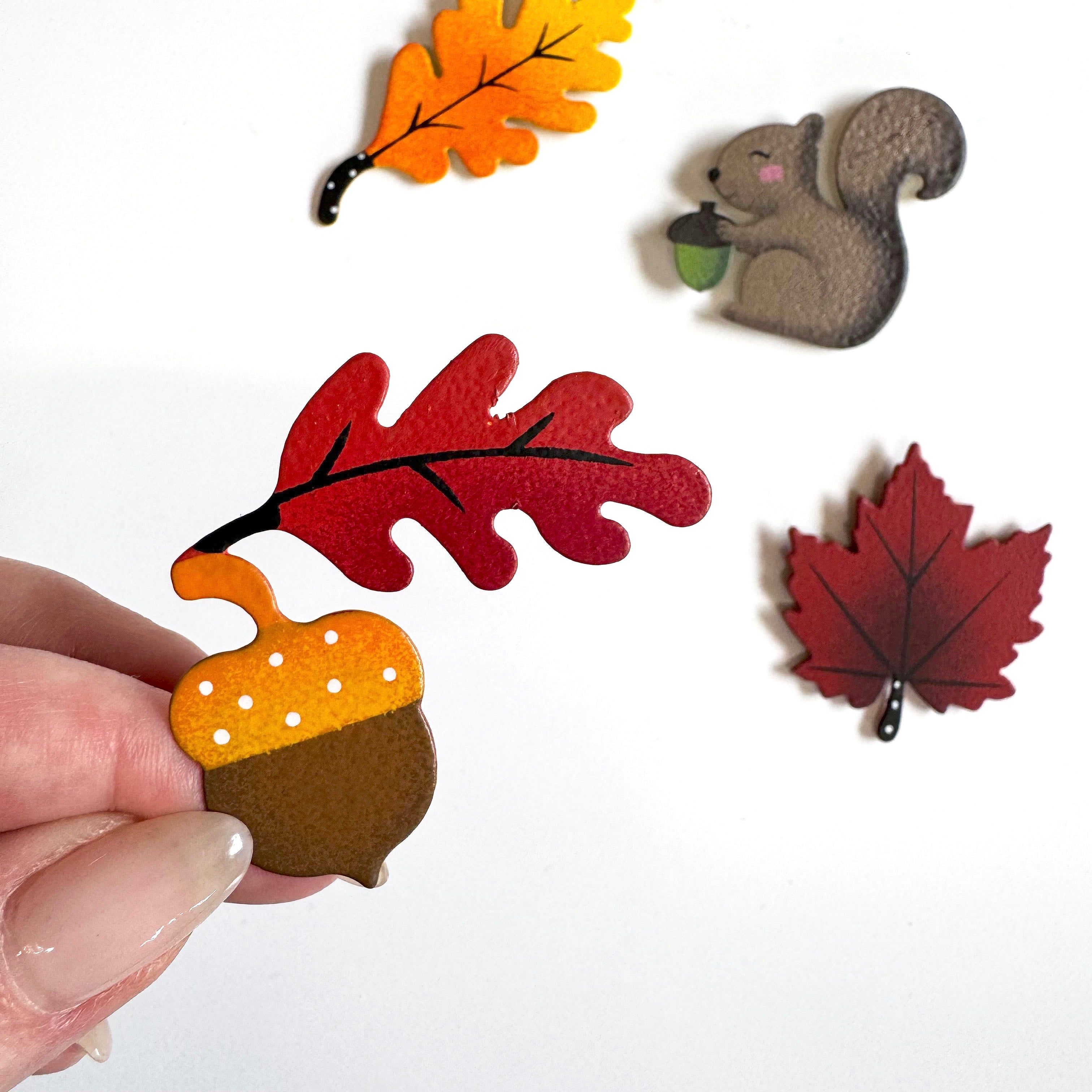 Eichel mit Eichenblatt-Magnet