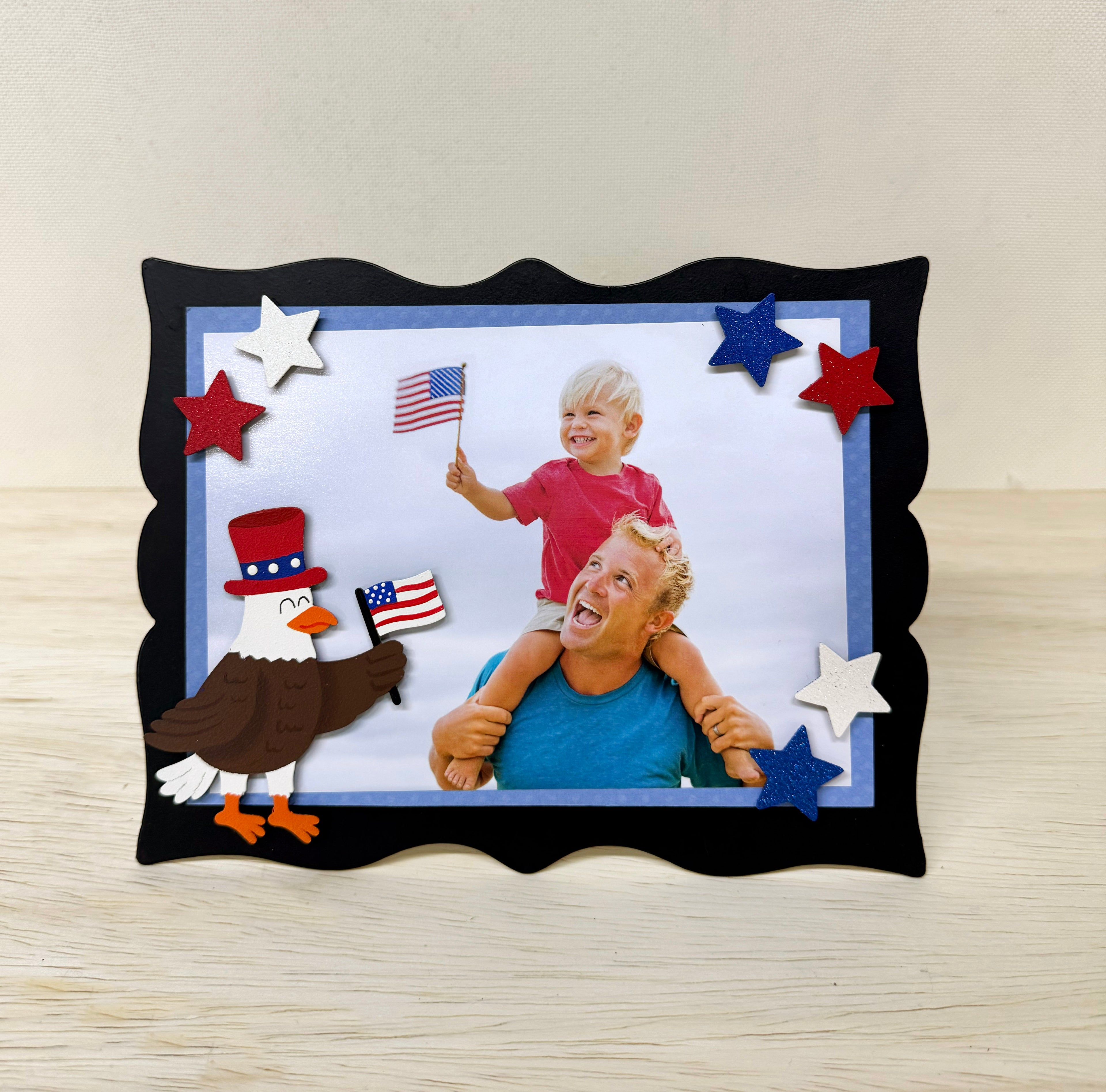 Patriotic Star Magnets S/6