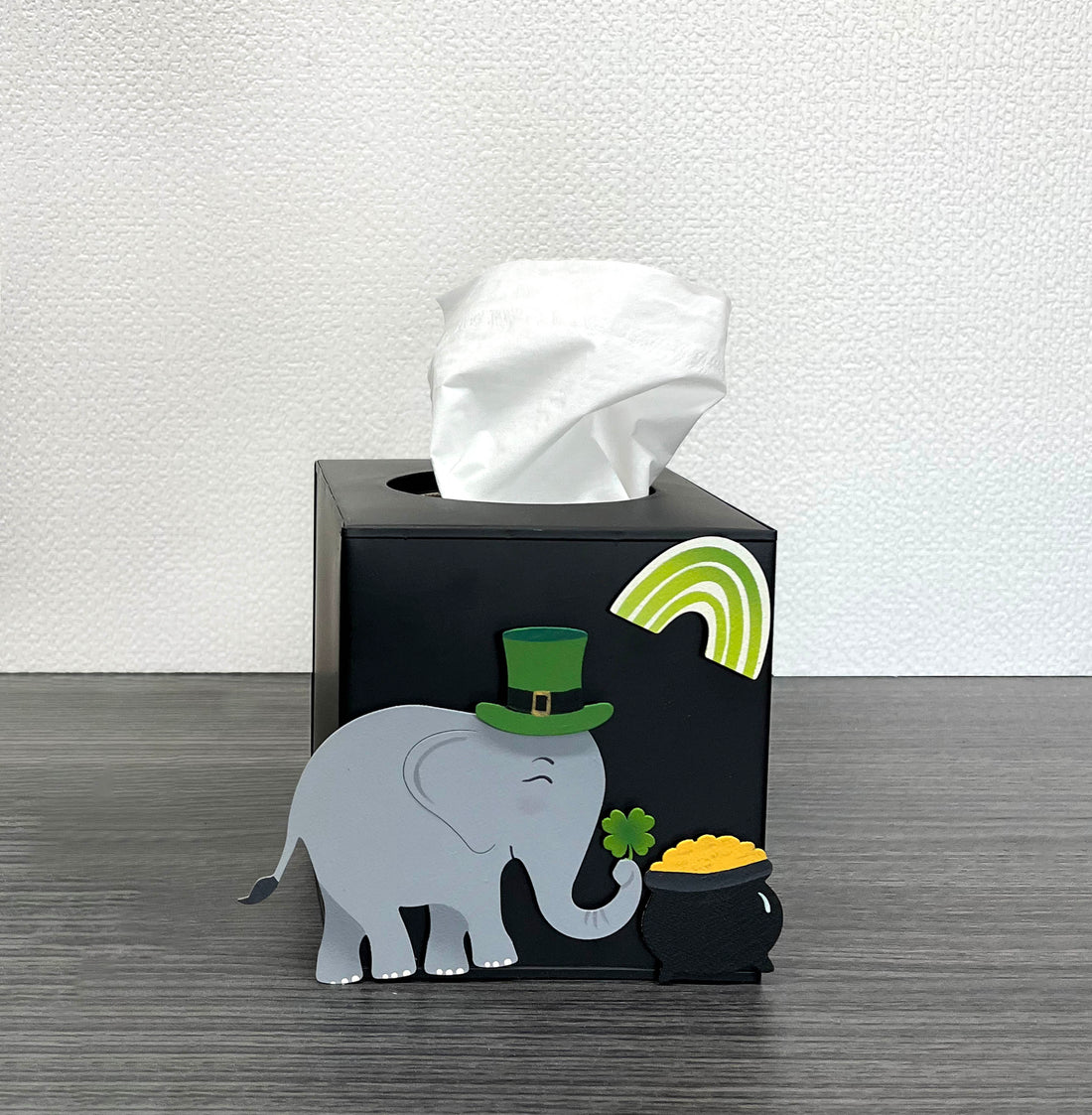 Tissue Box Cover, Black