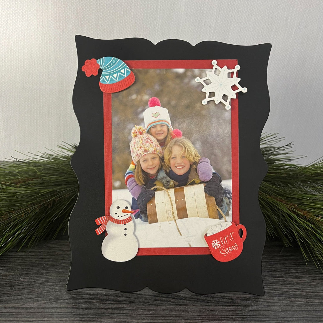 Lass es schneien Wintermagnete S/4