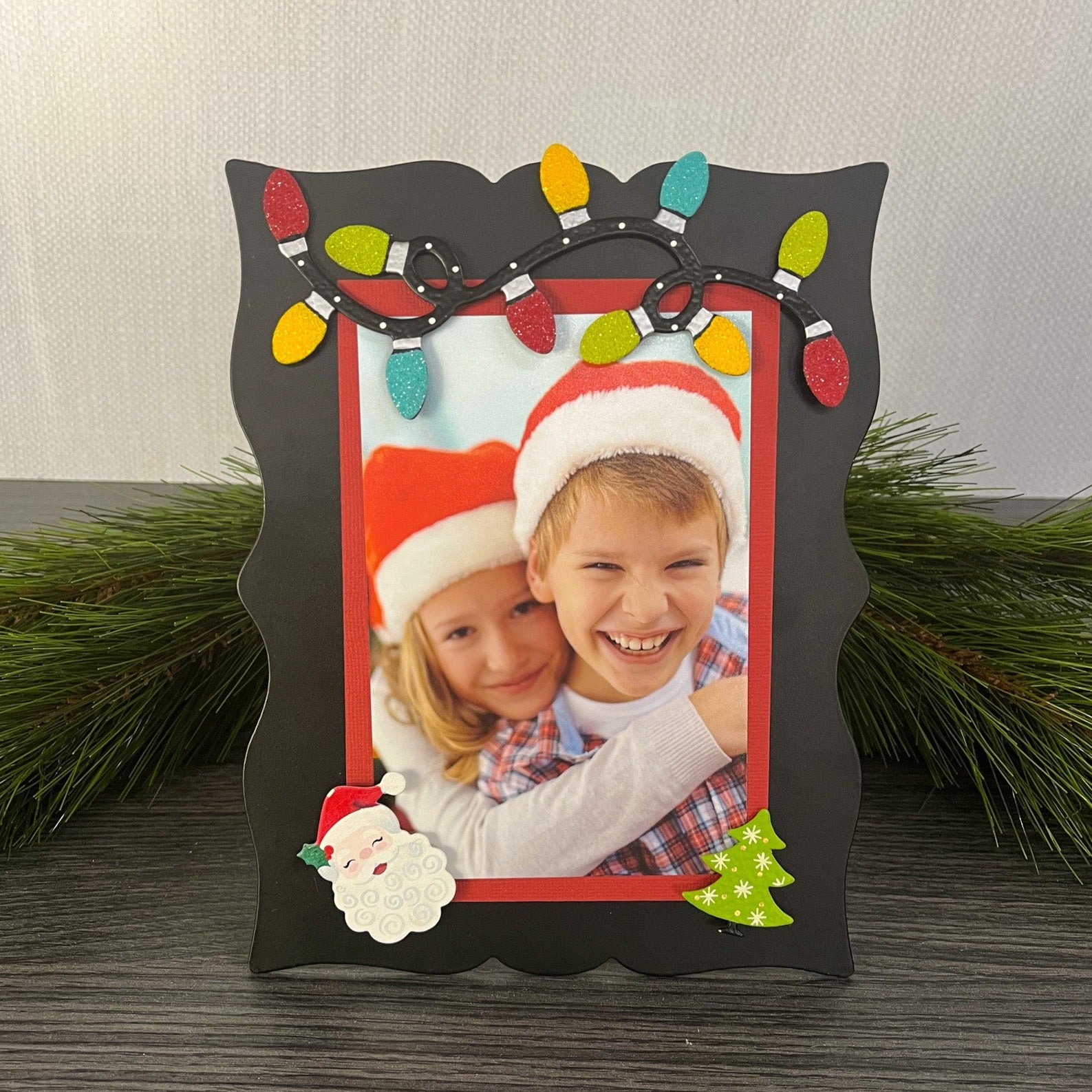 Glitzernder Glühbirnen-Randmagnet