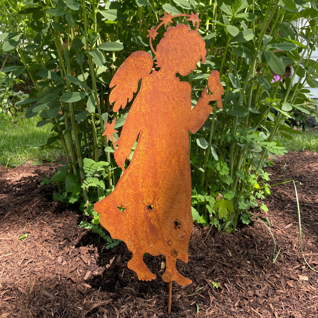 Eye on the Sparrow Garden Stake (17")