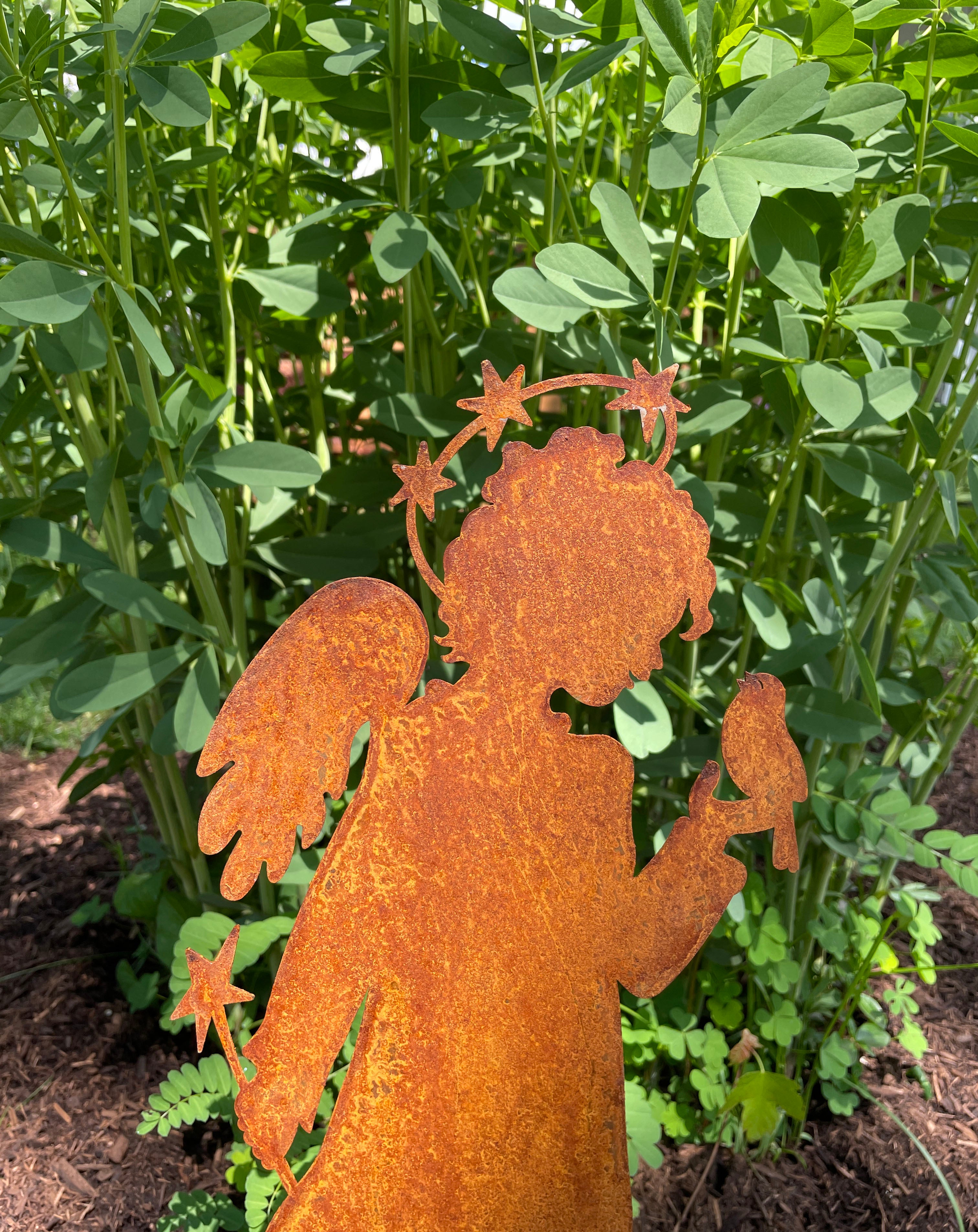 Eye on the Sparrow Garden Stake (17")