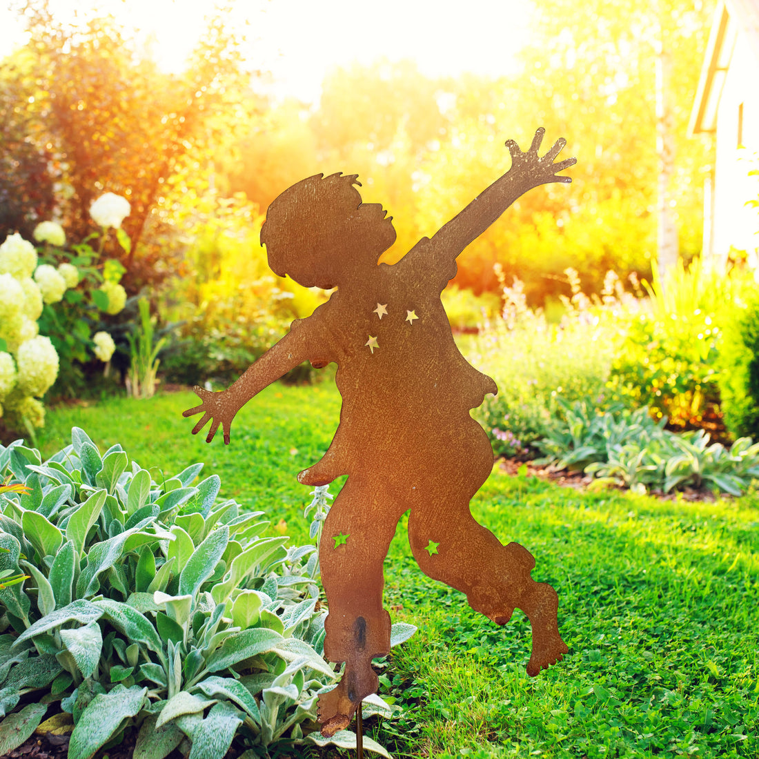 Boy Dancer Garden Stake 17"