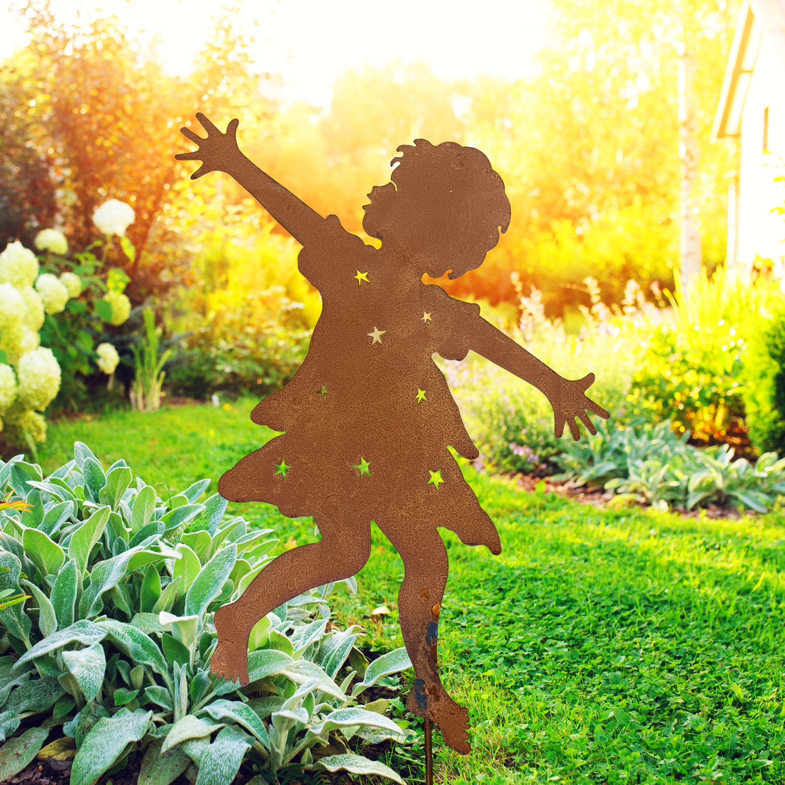 Girl Dancer Garden Stake 17"