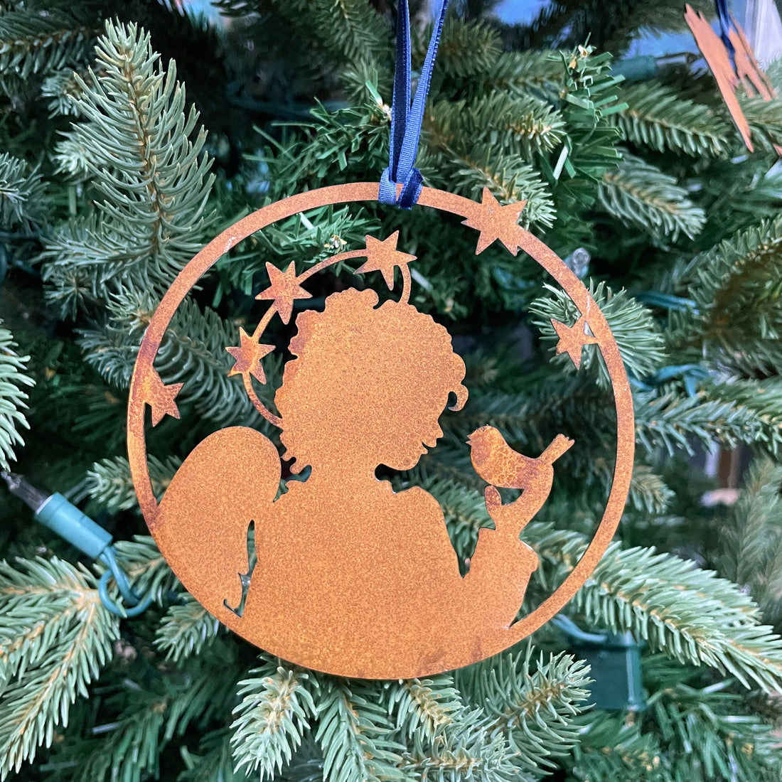 Eye on the Sparrow Ornament Round