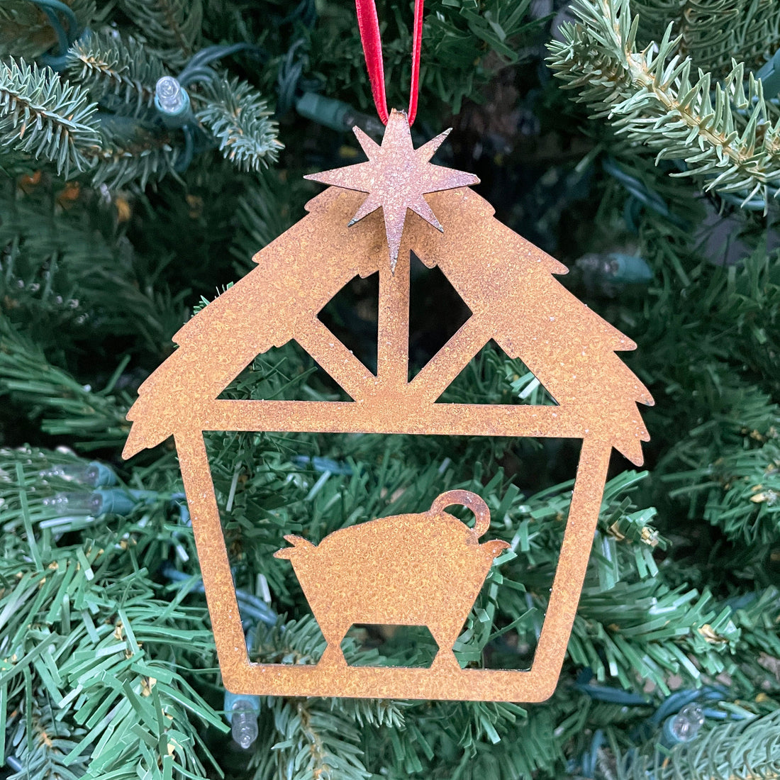 Nativity Manger Ornament