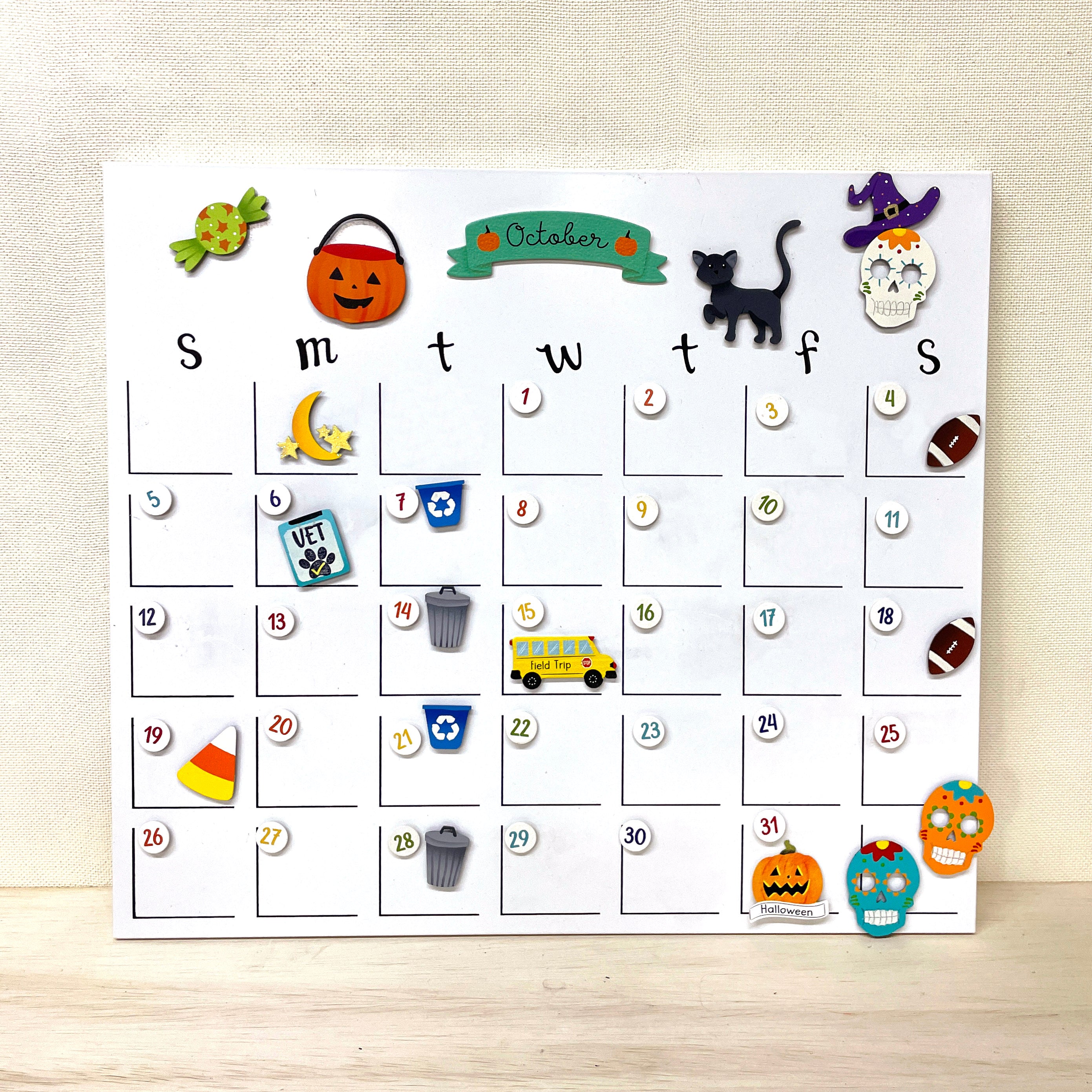 Day of the Dead Skull Magnets S/3