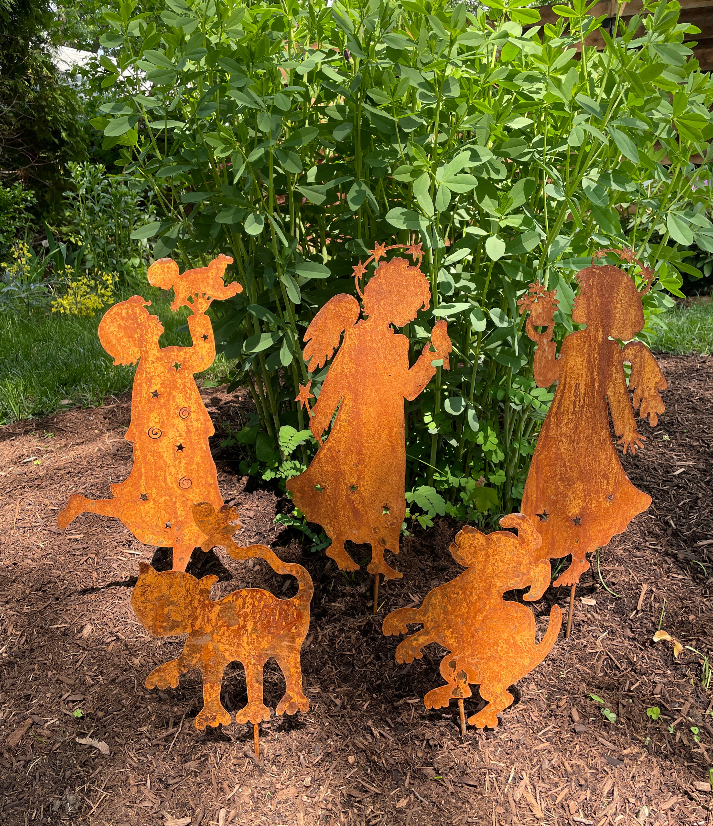 Eye on the Sparrow Garden Stake (17")