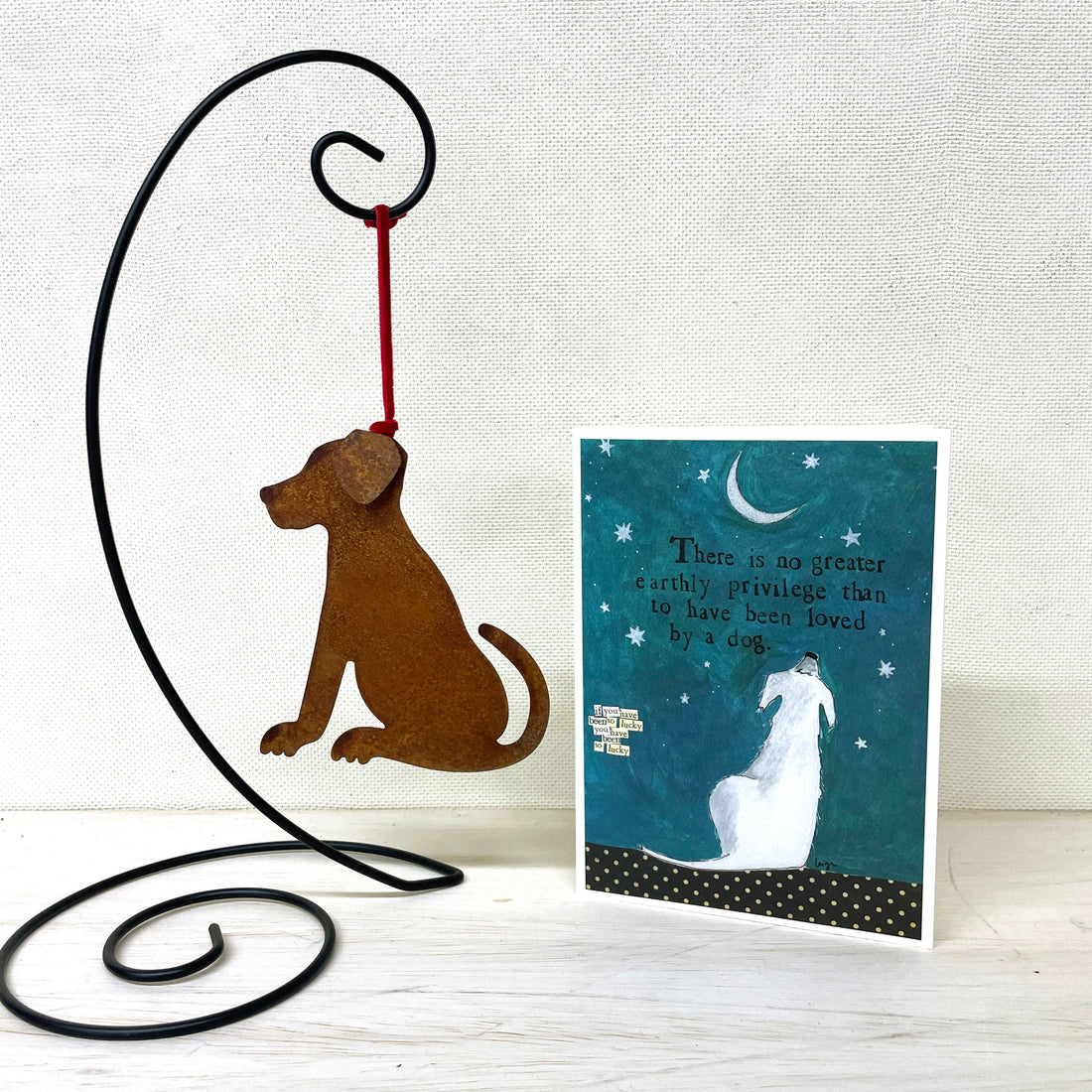 Loved By A Dog Card