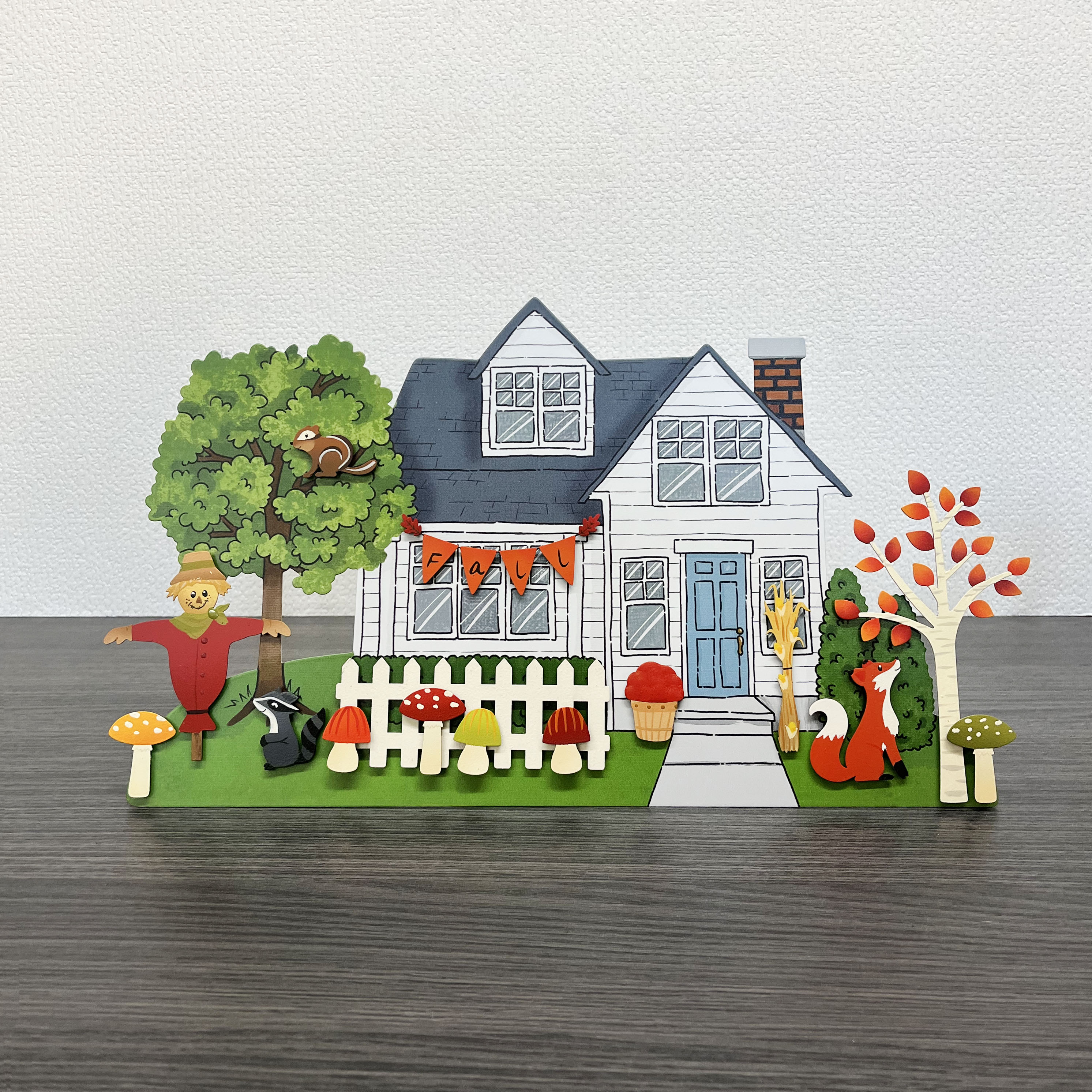 Fall Animal Magnets S/3