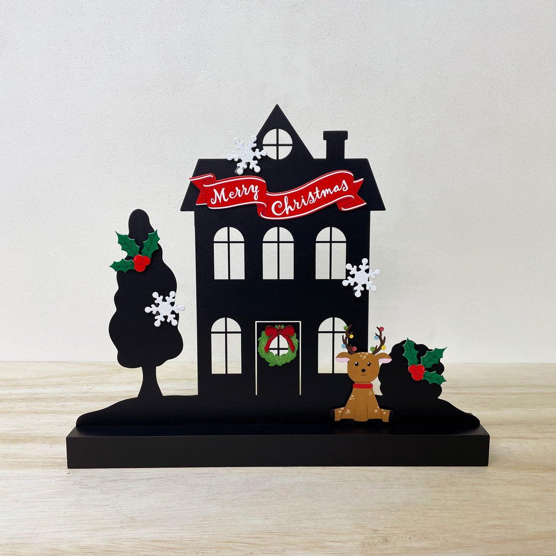 Merry Christmas Banner Magnets S/3