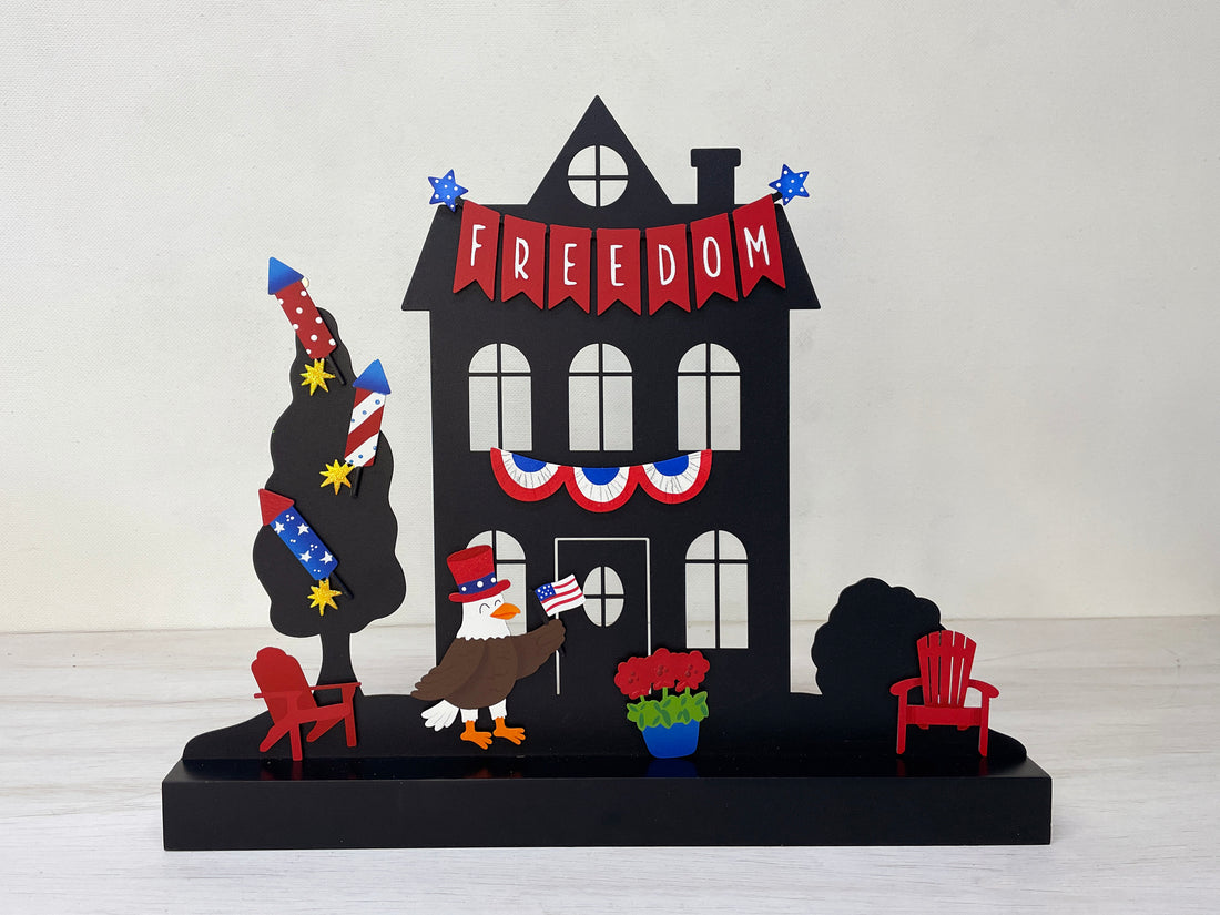 Patriotische Veranda-Magnete S/3