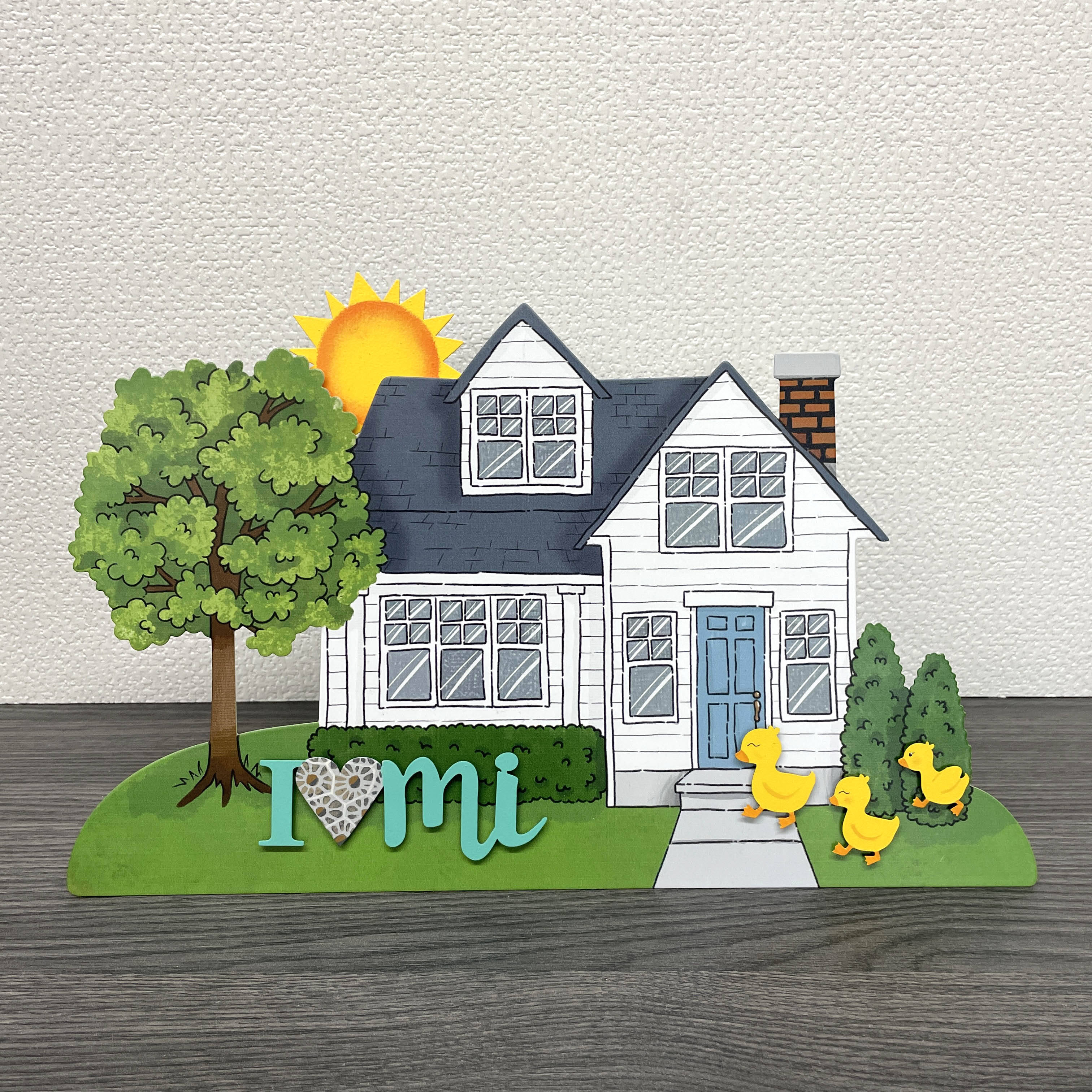 „I (Herz) MI“ Petoskey Steinmagnet