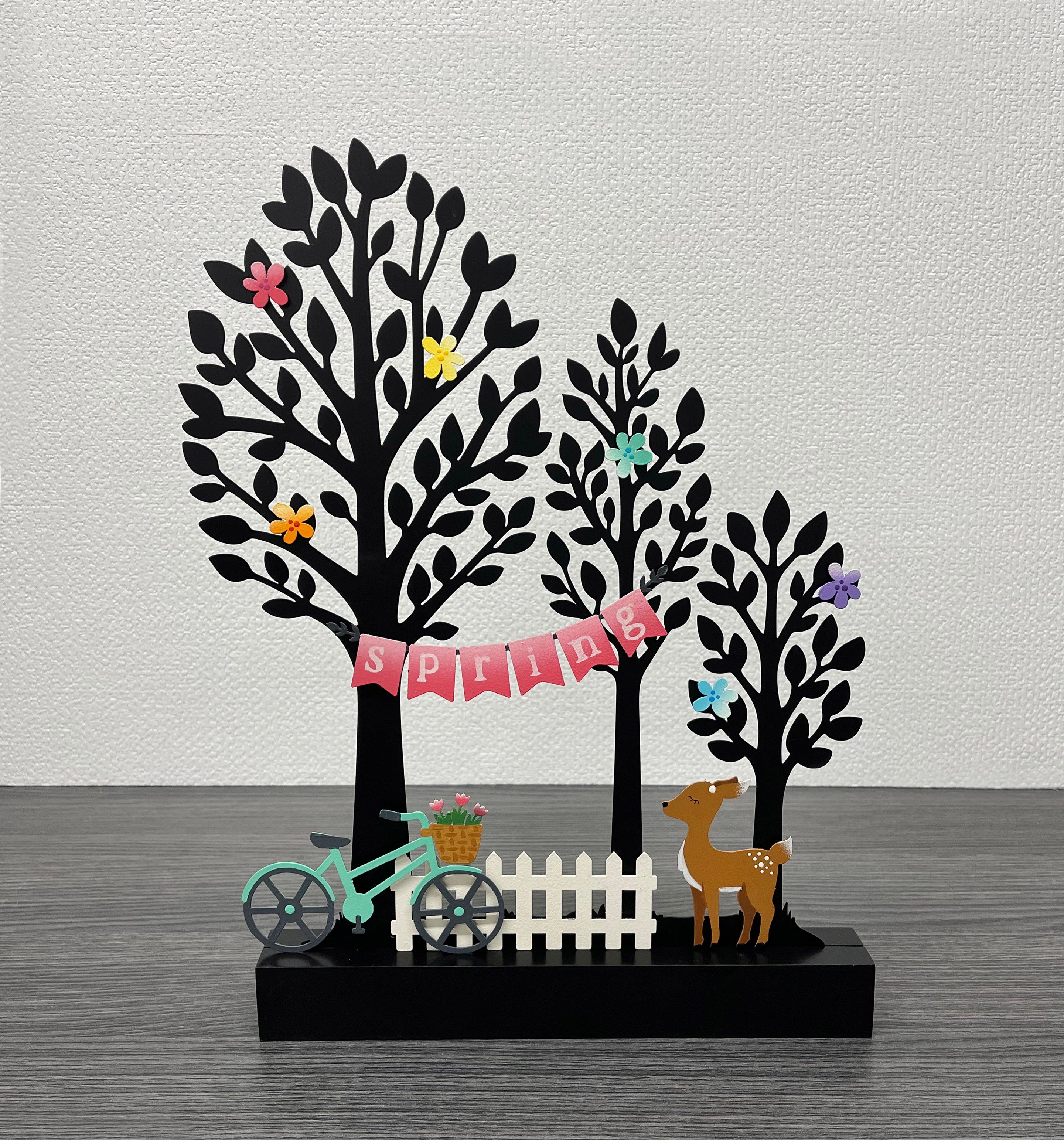 Pastellfarbene Blumenmagnete S/6