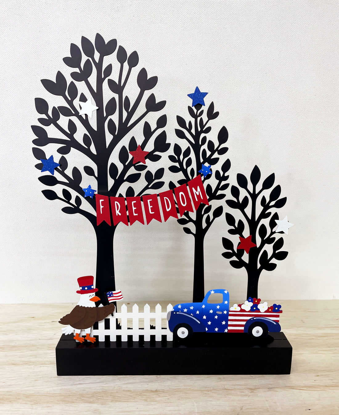 Patriotic Star Magnets S/6