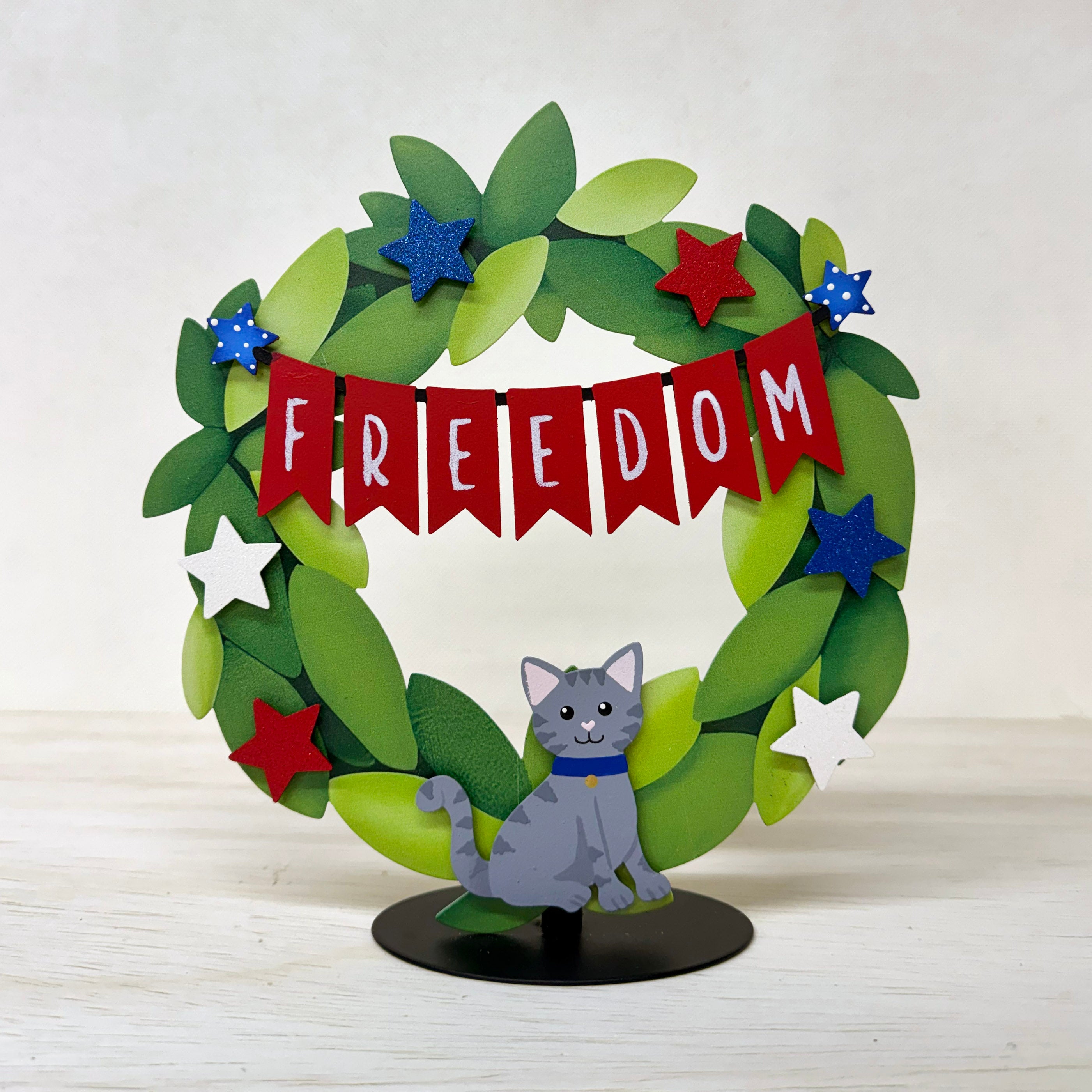 Cat w/ Collar Magnet