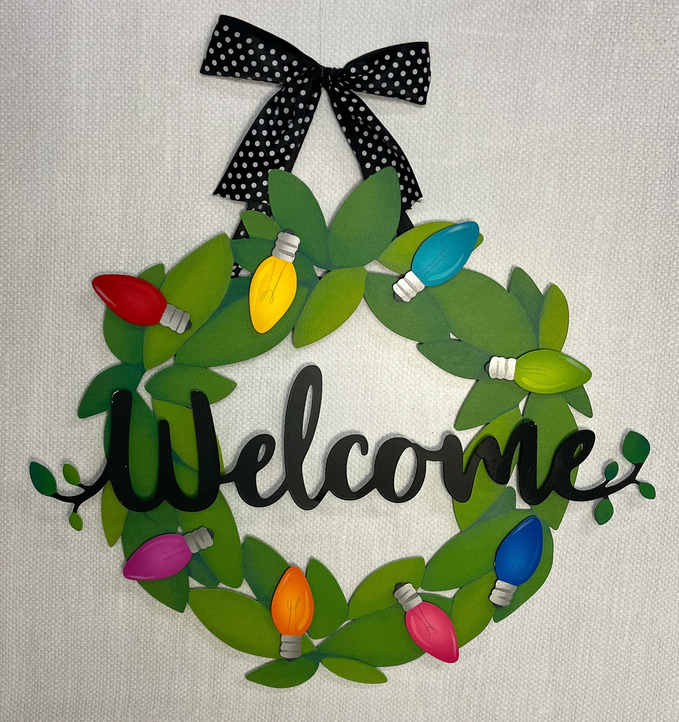 Christmas Light Bulb Mini Art Pop Magnets S/4 (Classic)