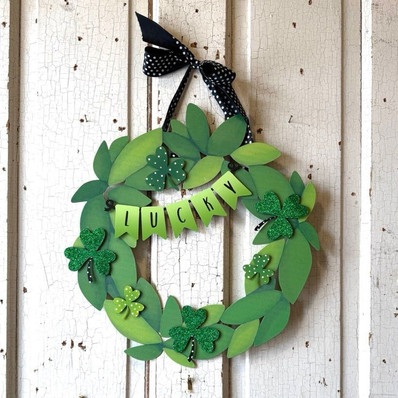 Lucky Wreath Kit Magnets S/4
