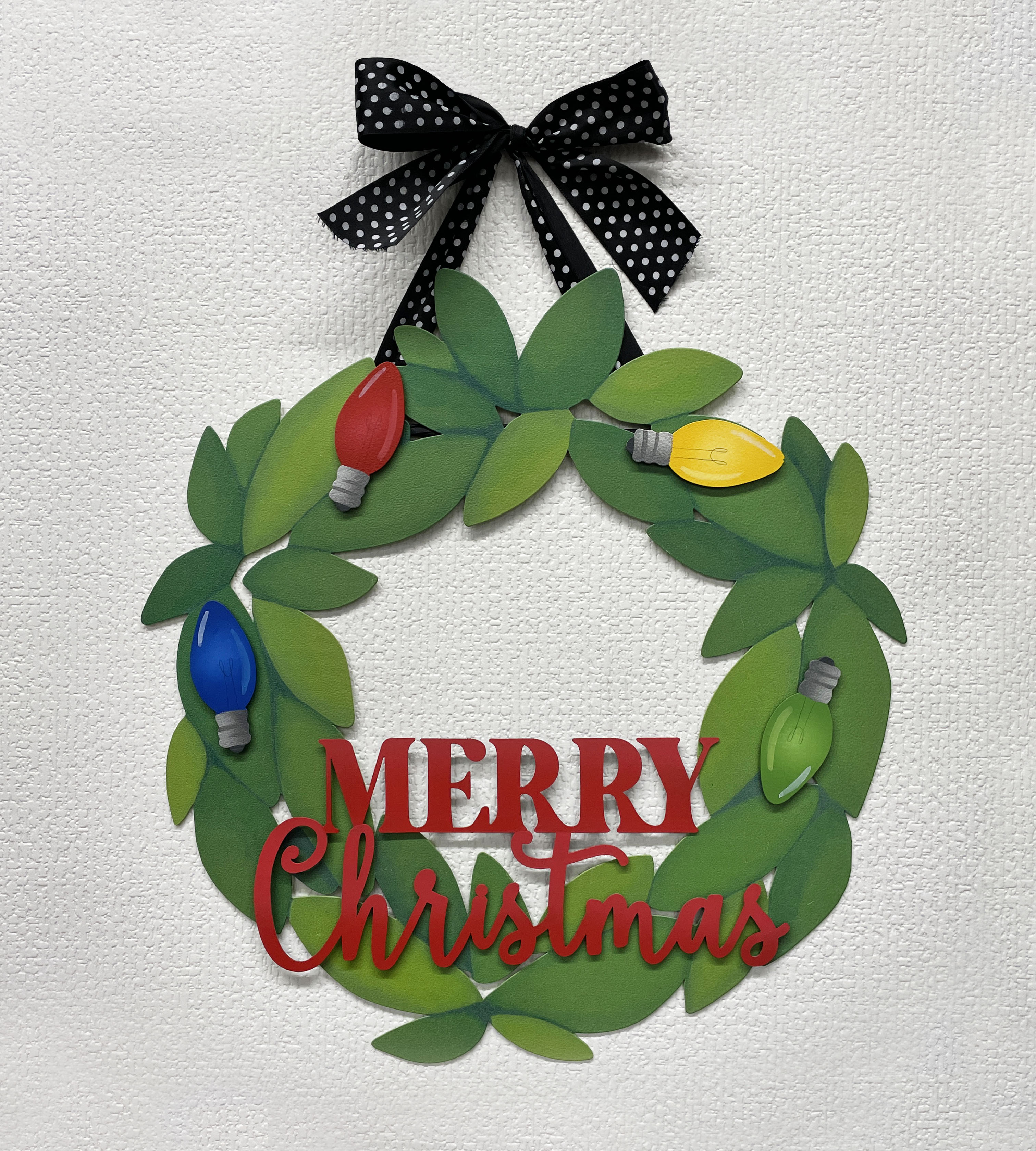 Christmas Light Bulb Mini Art Pop Magnets S/4 (Classic)