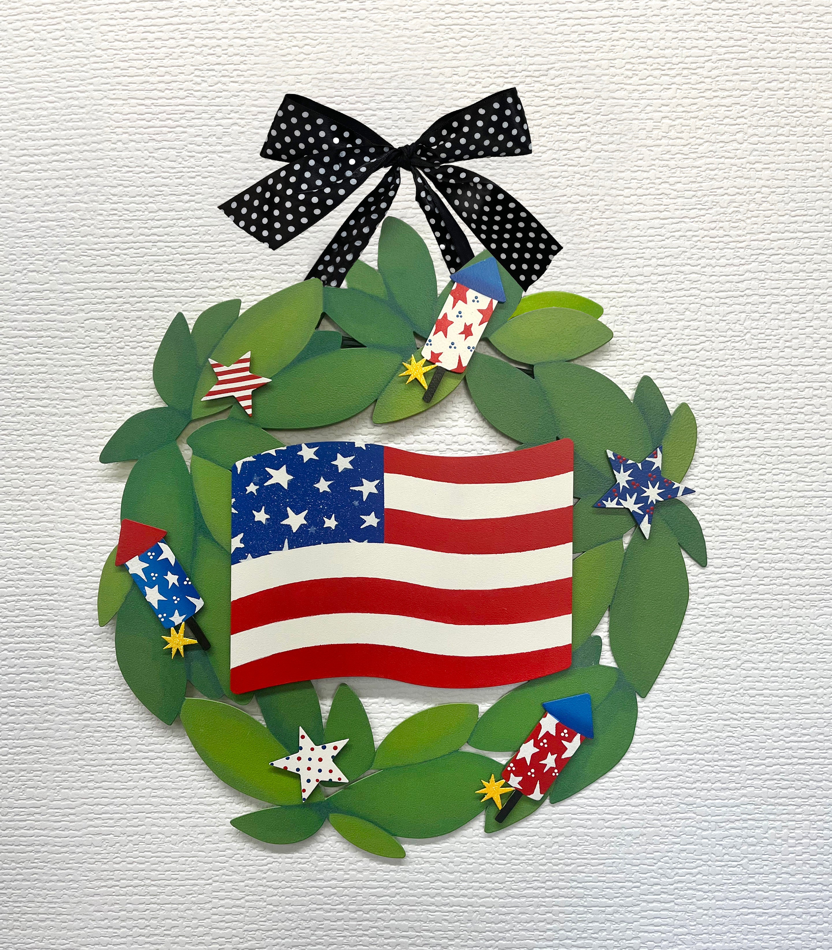Magnetischer Art Pop mit USA-Flagge