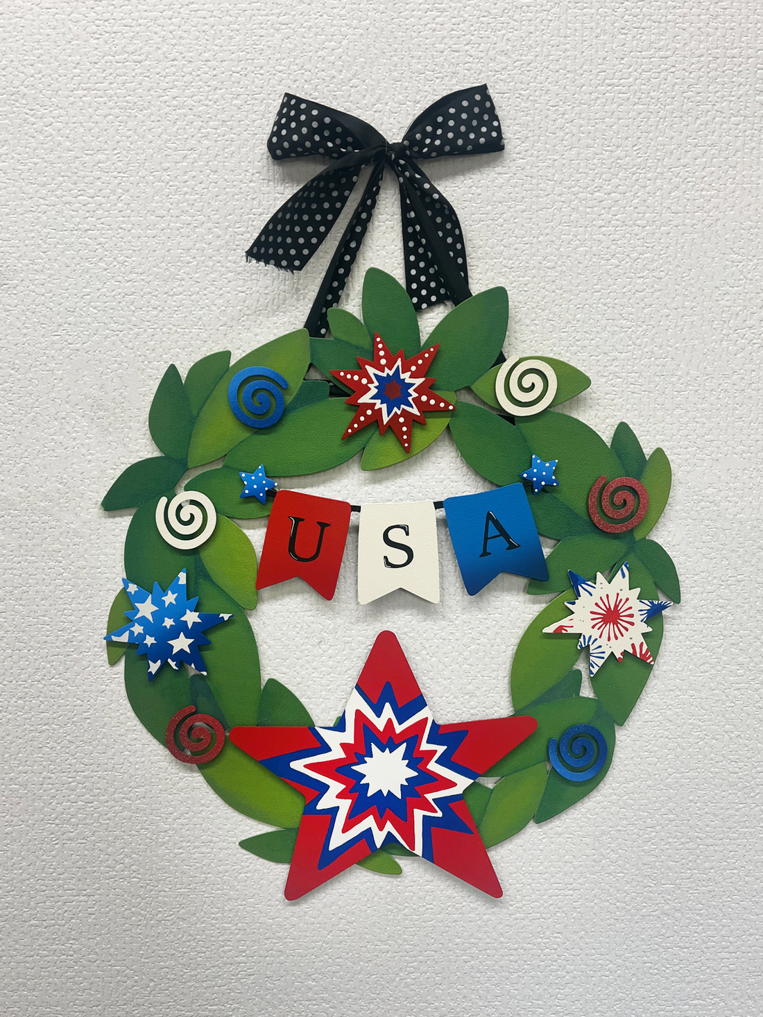 Patriotic Swirl Magnets S/6
