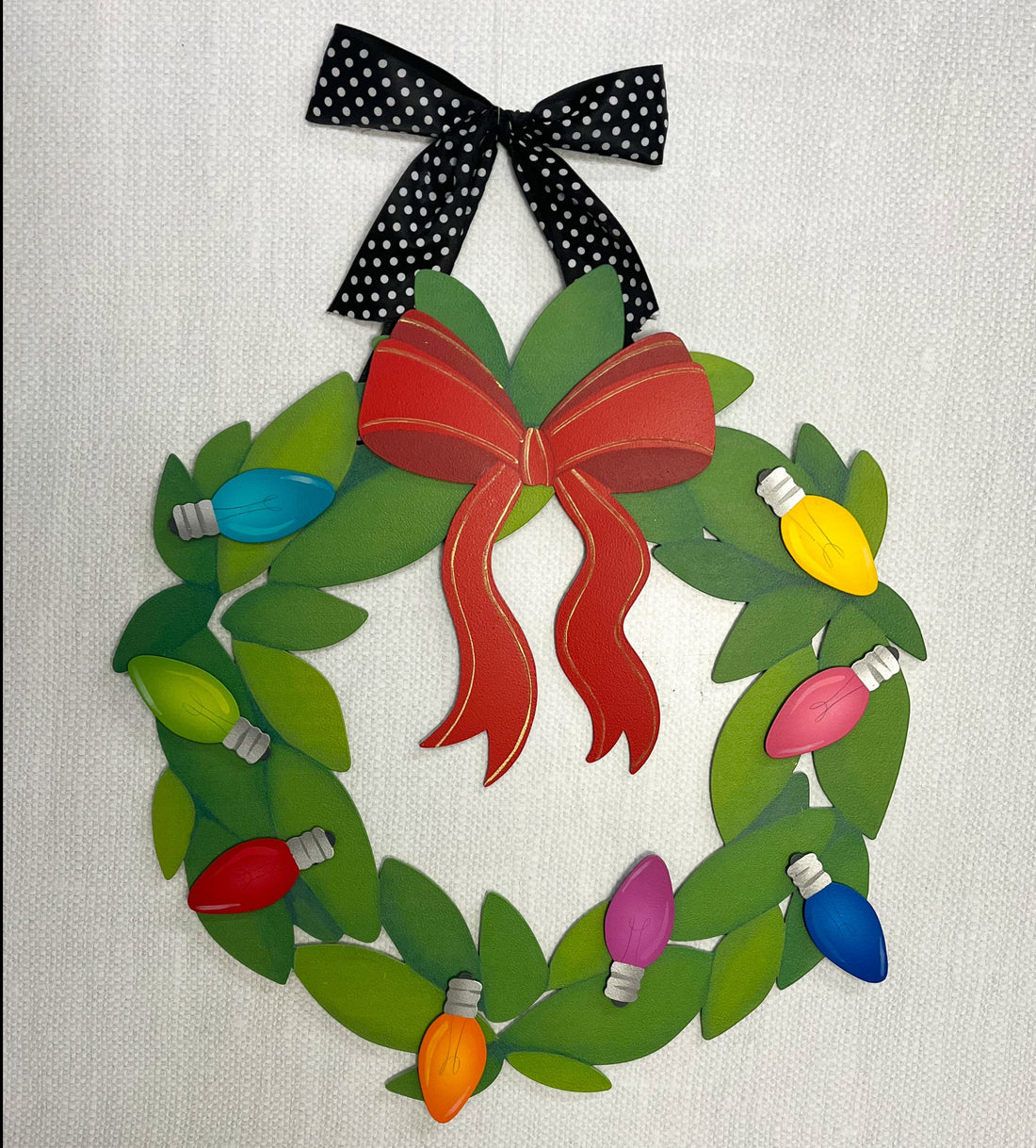 Christmas Light Bulb Mini Art Pop Magnets S/4 (Classic)