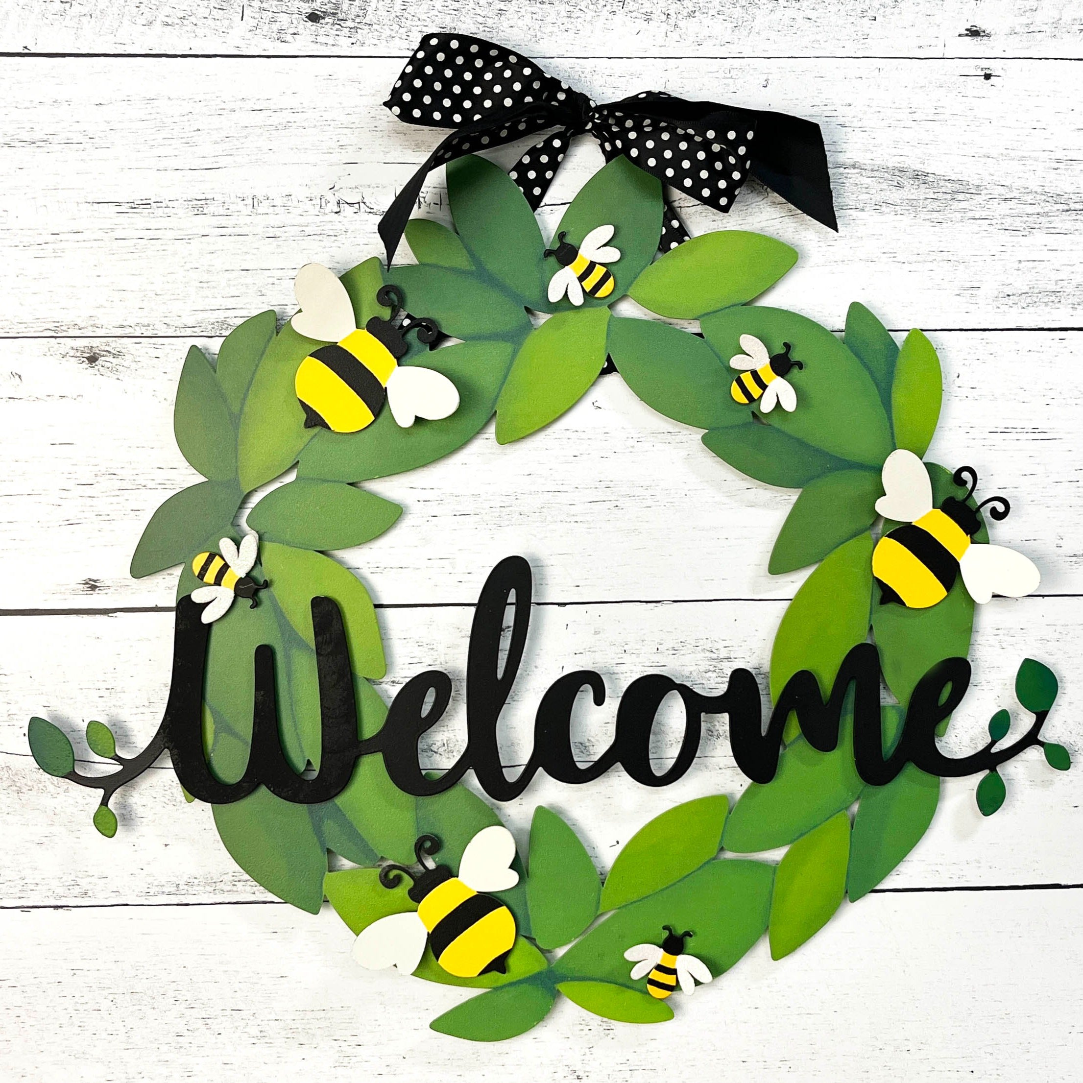 Magnetische Wandkunst mit Kranz für jeden Tag