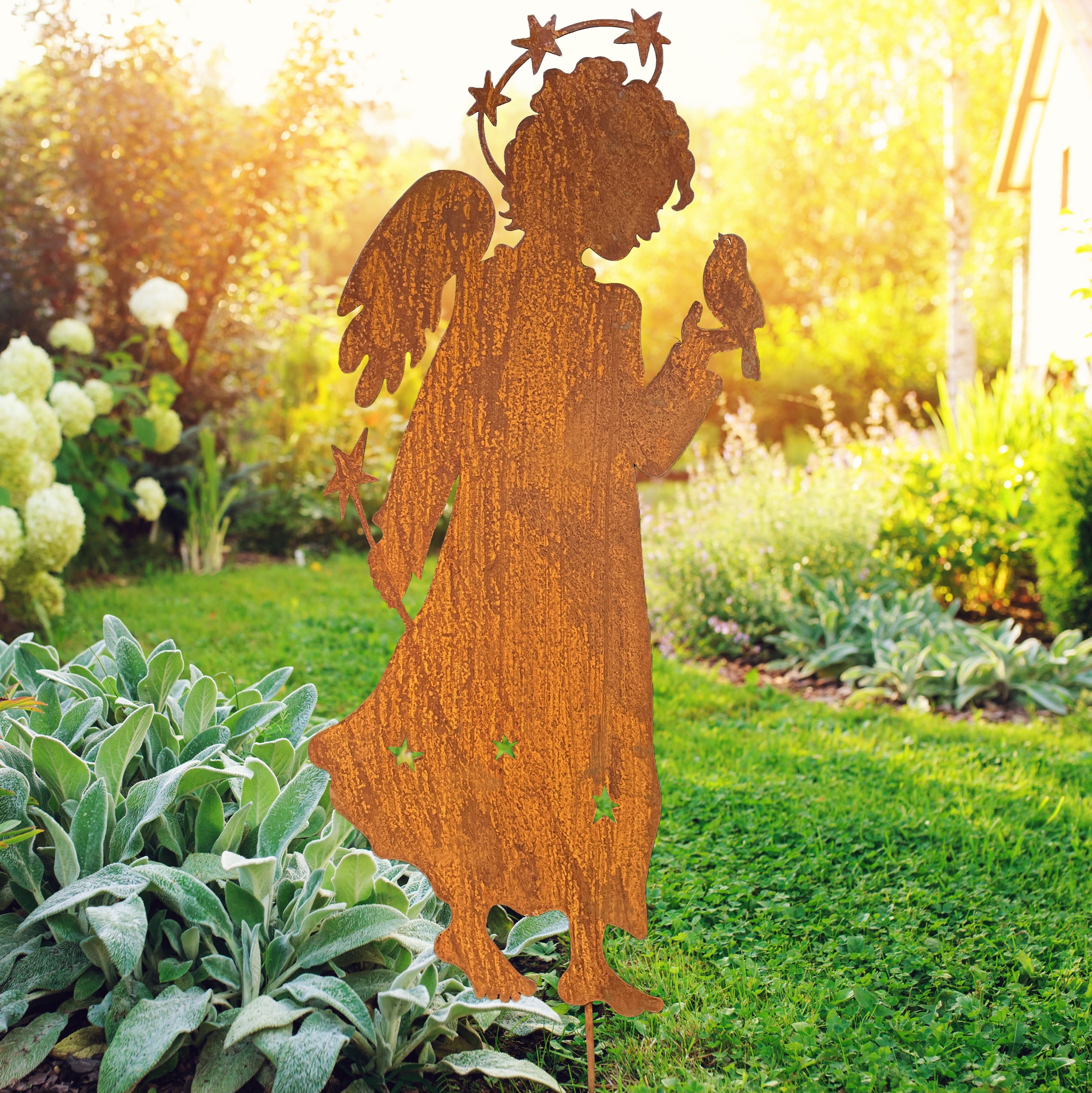 Eye on the Sparrow Garden Stake (28")