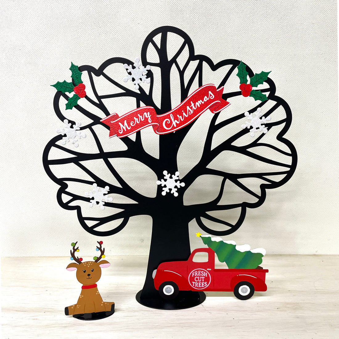 Holiday Truck w/ Tree Magnet