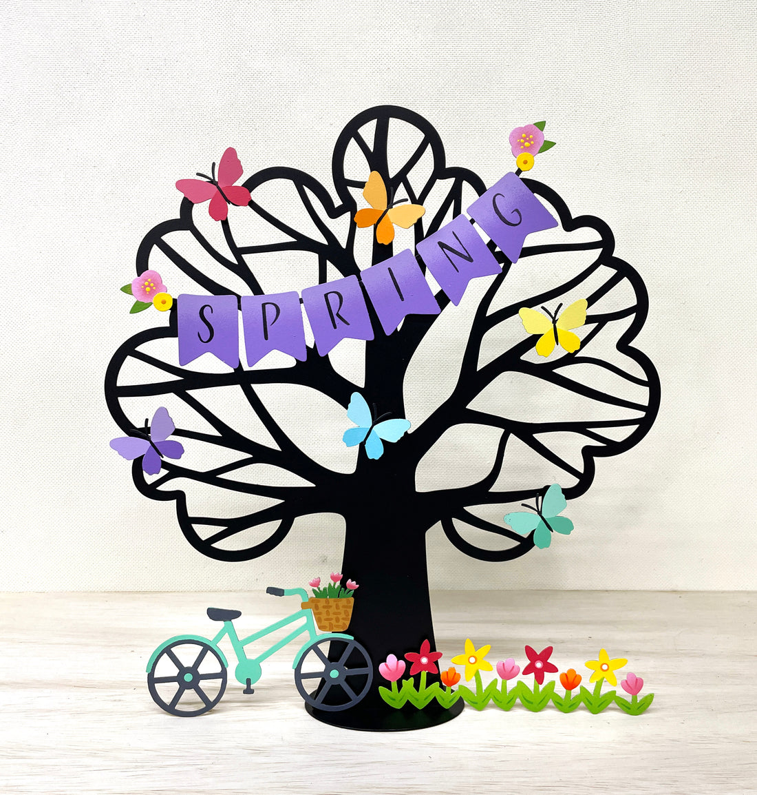 "Spring" Banner Magnet (10"w)