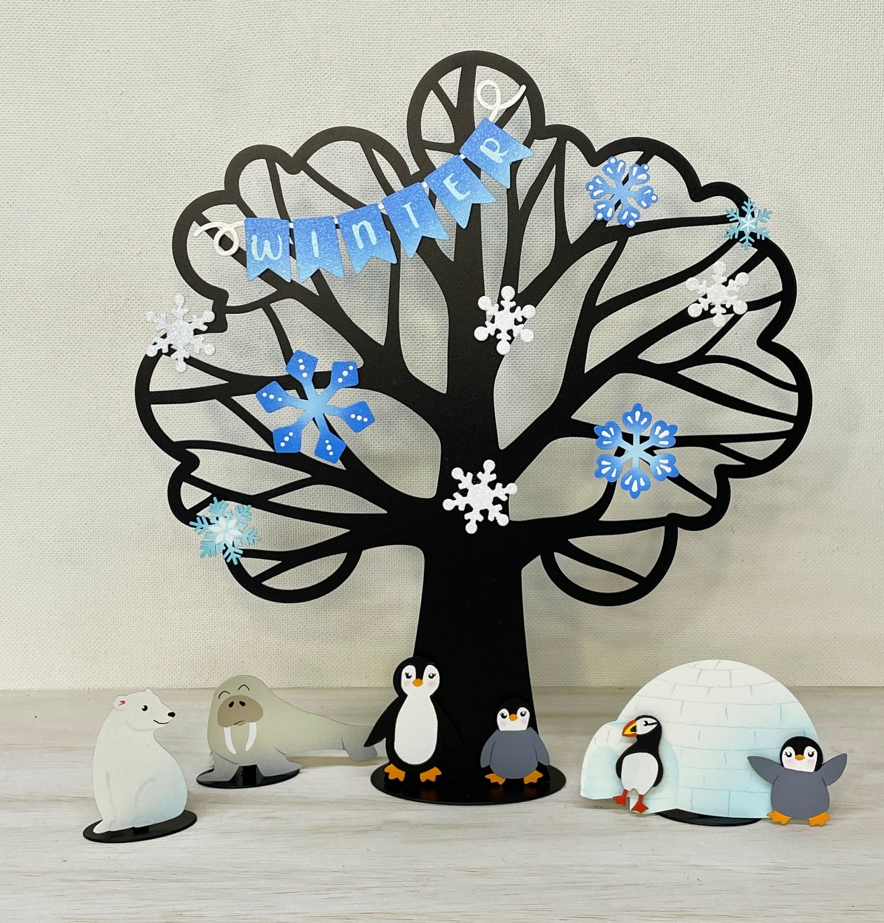 Winter Banner Magnet (6.5"w)